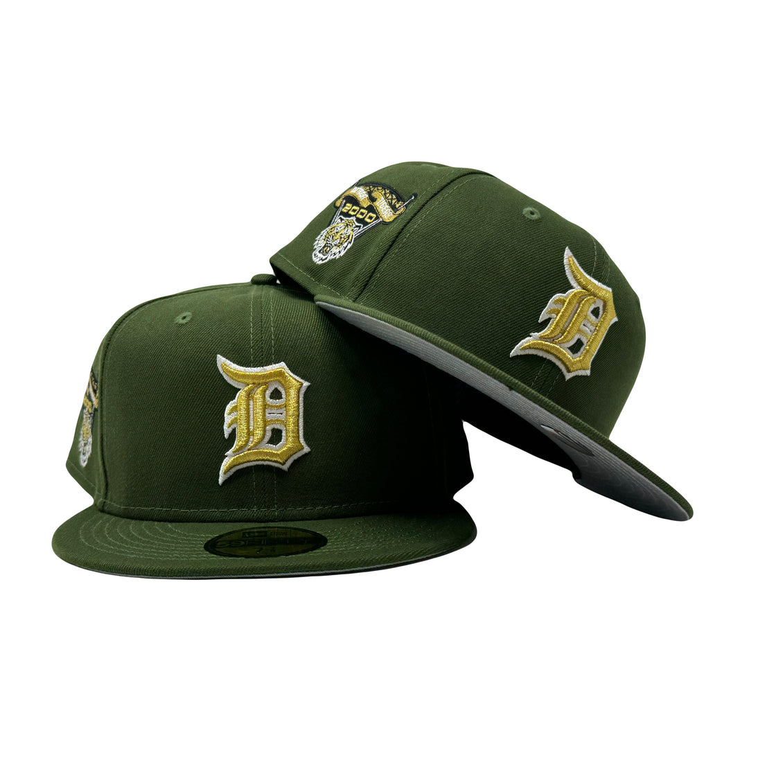 Detroit Tigers 2000 All Star Game Dark Olive Green 59Fifty New Era Fitted Hat