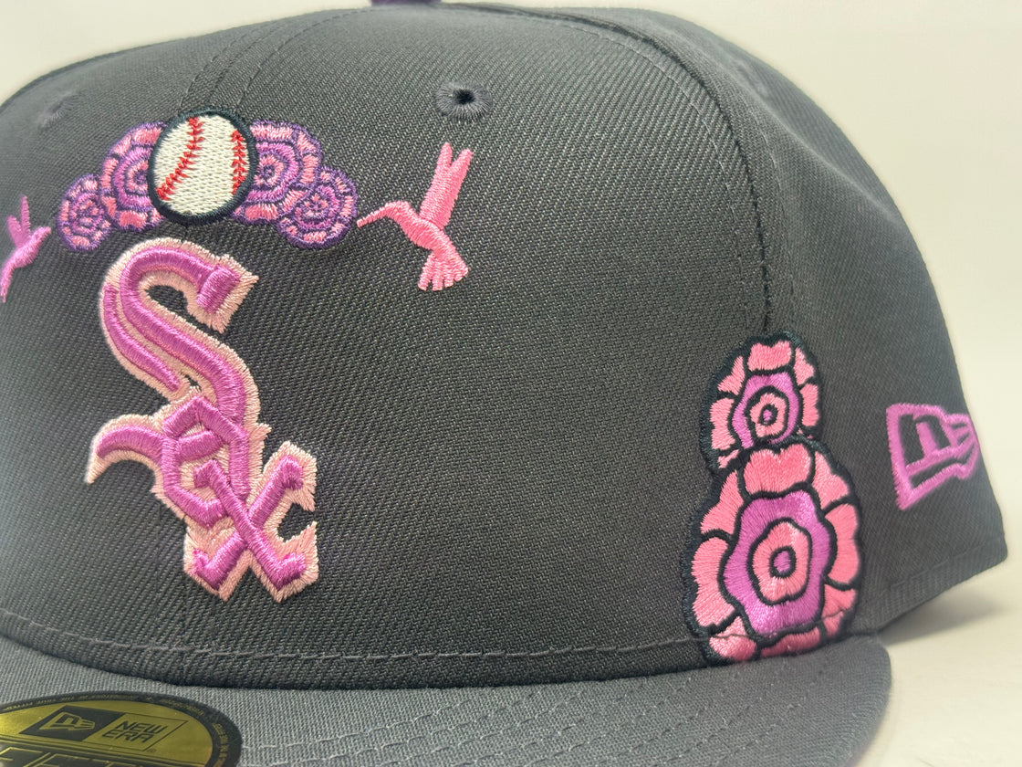 Chicago White Sox Day of the Dead Graphite 59FIFTY Fitted