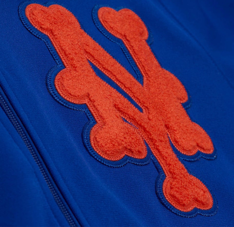 New York Mets 1986 Authentic BP Full-Zip Jacket Royal Blue