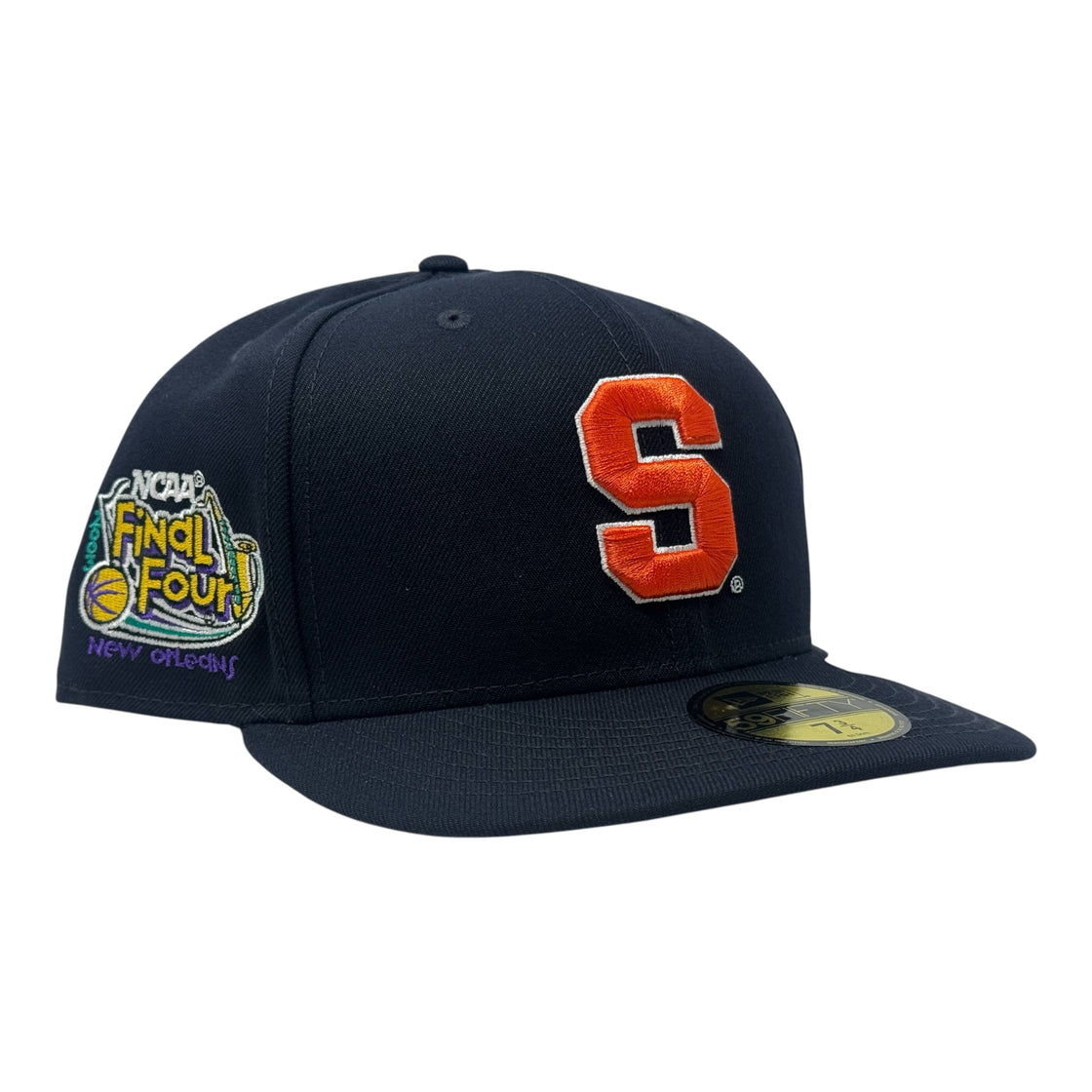 Syracuse 2003 Final Four 59FIFTY Navy Orange Pre-Curved New Era Fitted Hat