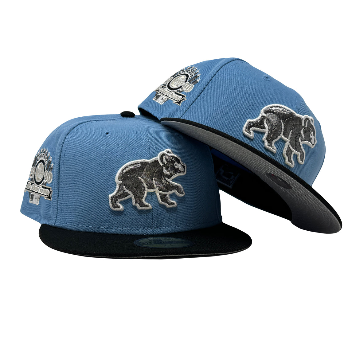 Chicago Cubs 1990 All Star Game Sky Blue Black 59Fifty New Era Fitted Hat