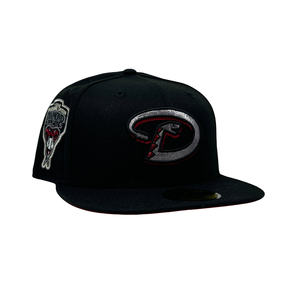 Arizona Diamondbacks 1998 Inaugural Season Metallic Pack Black 59Fifty New Era Fitted Hat