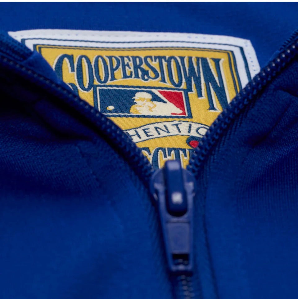 New York Mets 1986 Authentic BP Full-Zip Jacket Royal Blue