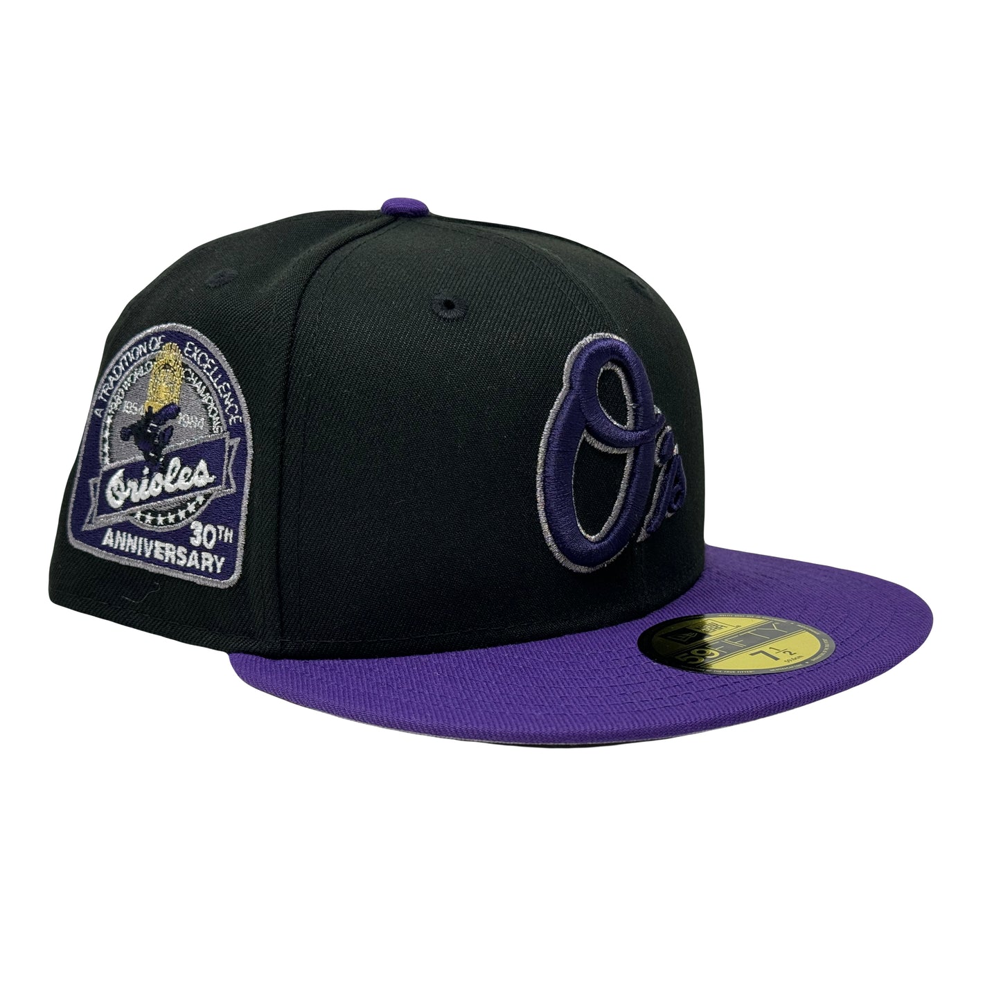 Baltimore Orioles 30th Anniversary "Eggplant Collection" 5950 New Era Fitted Hat