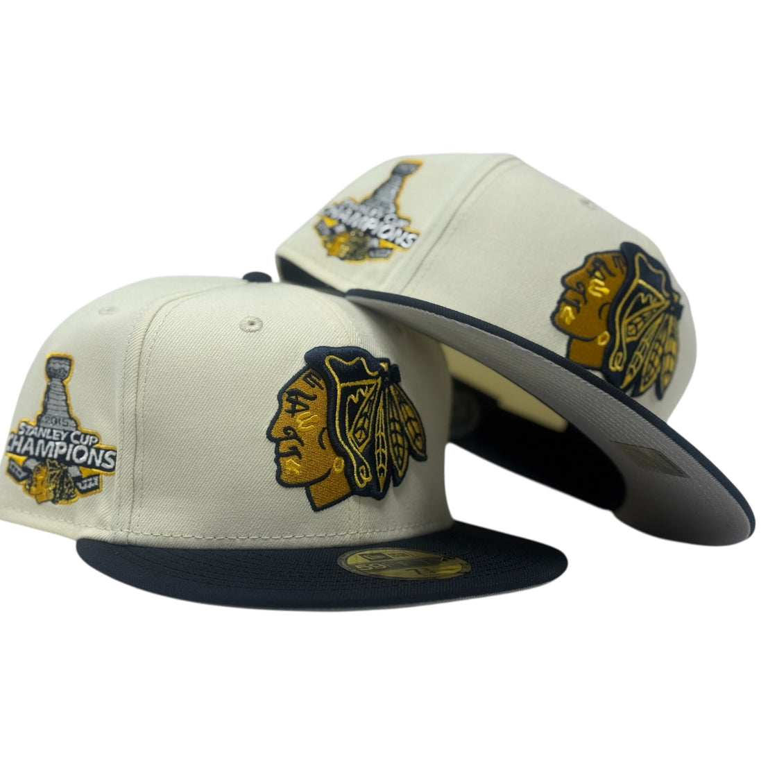 Chicago Blackhawks 2015 Stanley Cup Champions Fitted Hat