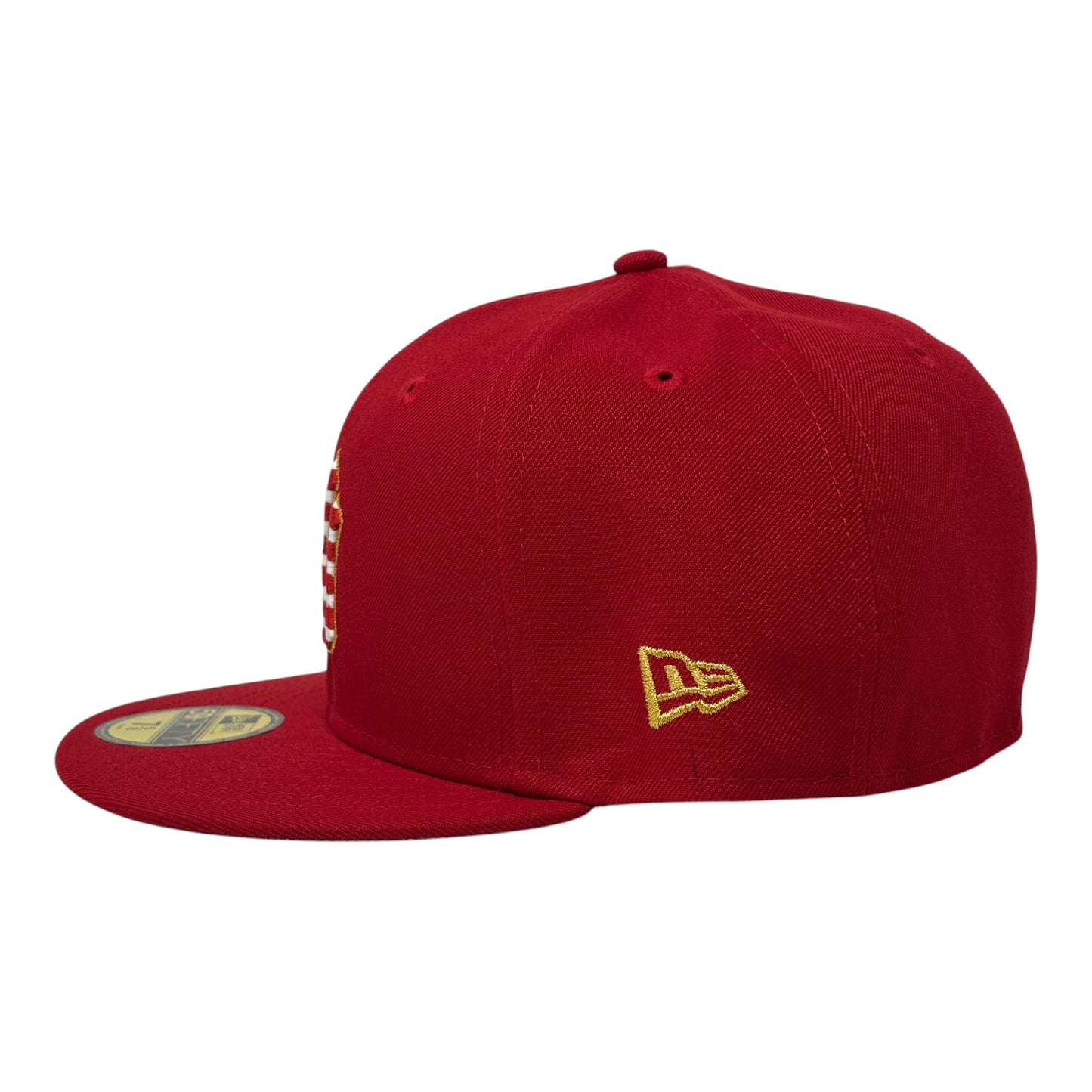 New York Yankees 1996 World Series "July 4th Star N Stripes " Fitted Hats-Red