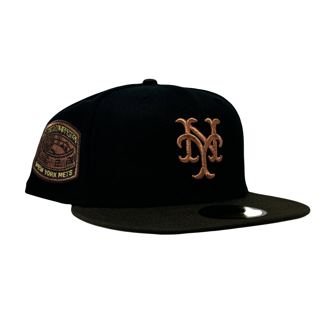 New York Mets 1969 World Series Black Brown 59Fifty New Era Fitted Hat