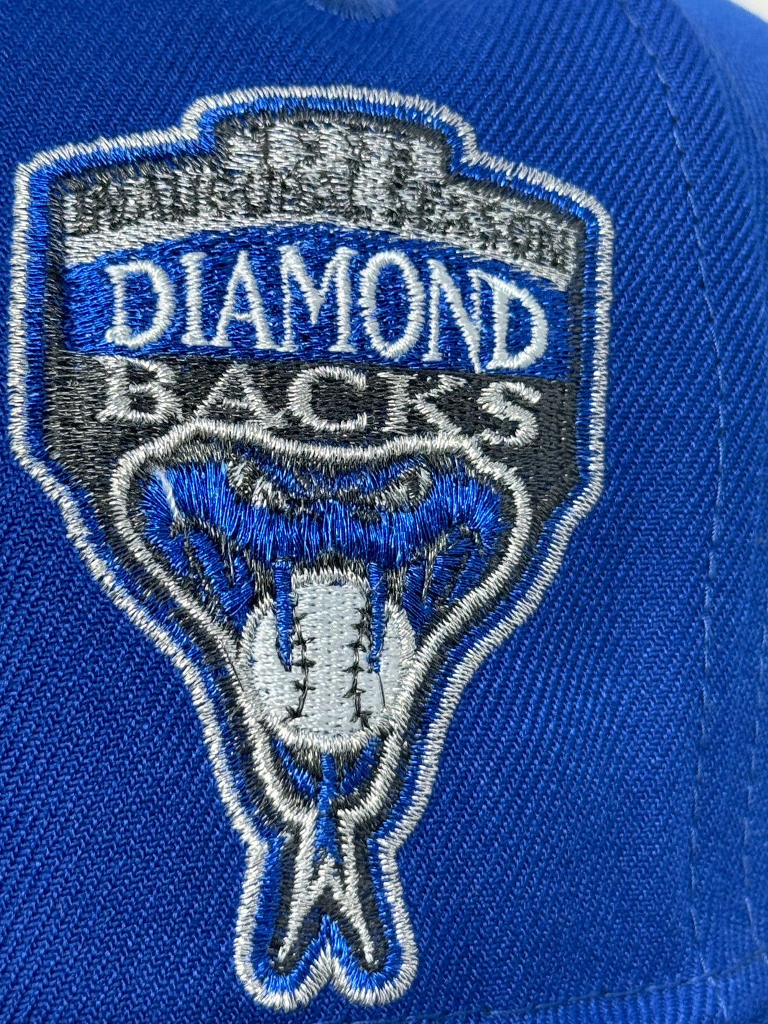 Arizona Diamondbacks 1998 Inaugural Season Light Royal 59Fifty New Era Fitted Hat