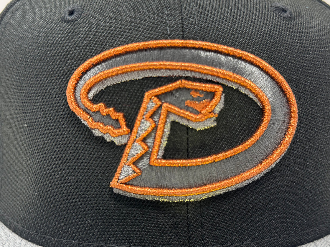 Arizona Diamondbacks 1998 Inaugural Season Fitted Hats-Black Storm Gray