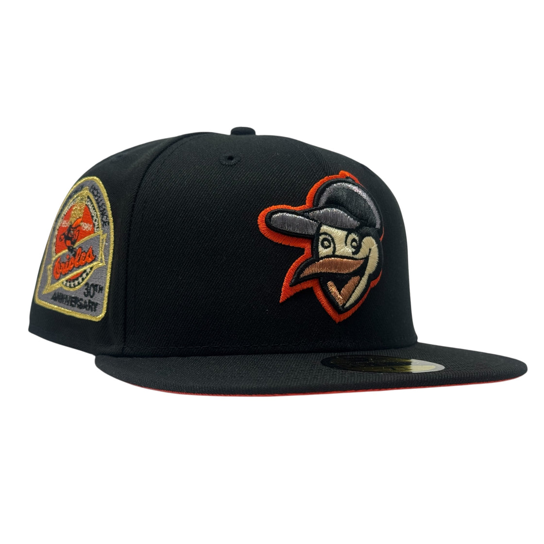 Baltimore Orioles 30th Anniversary 59Fifty New Era Fitted Hat-Black