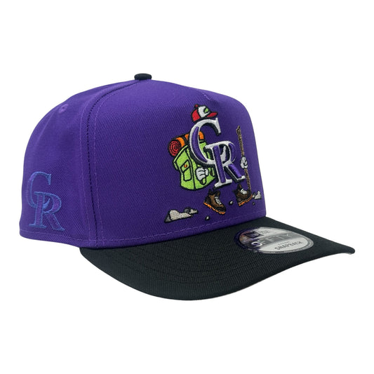 Colorado Rockies Cartoon logo New Era 9Fifty Snapback Hat