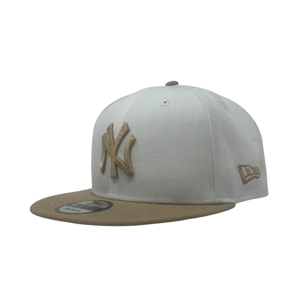 New York Yankees 1999 World Series Snapback Hats-White Camel