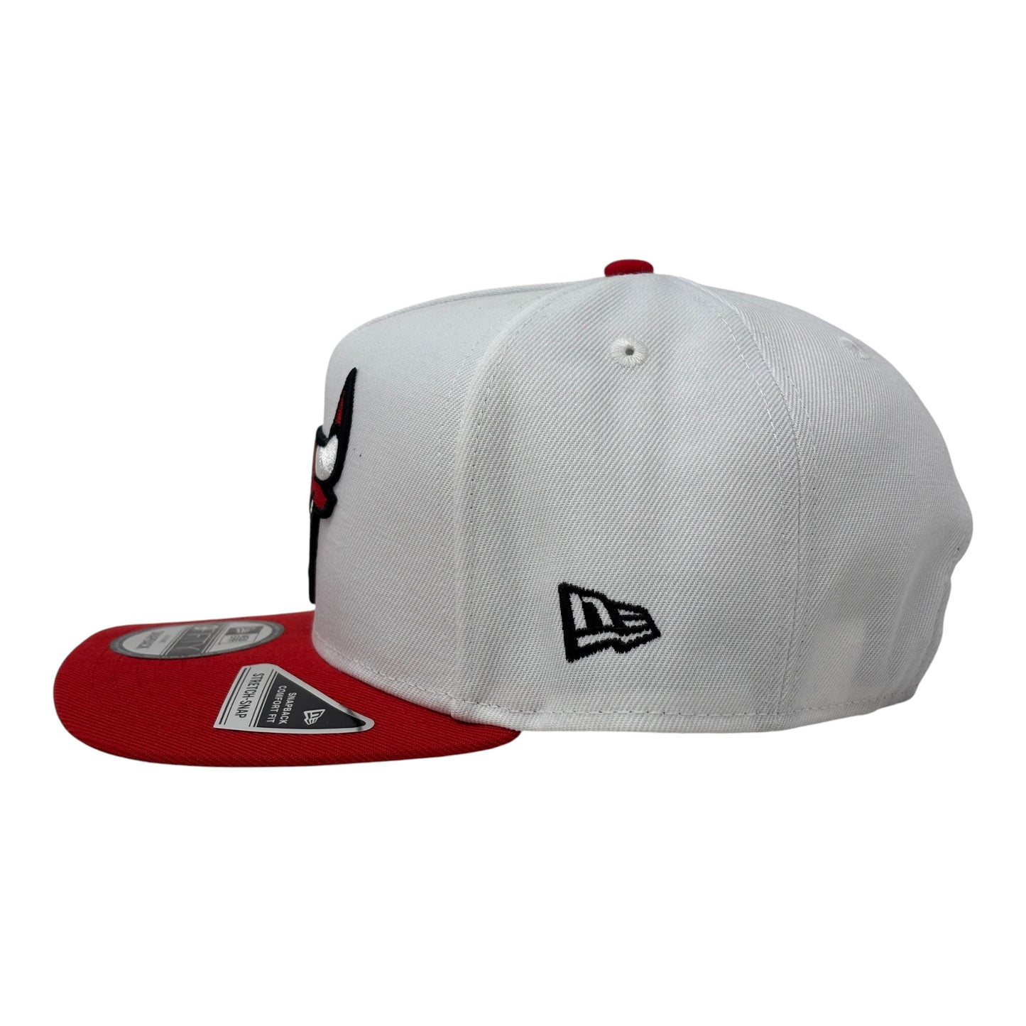Chicago Bulls 9Fifty A-Frame Snapback Hats-White Red