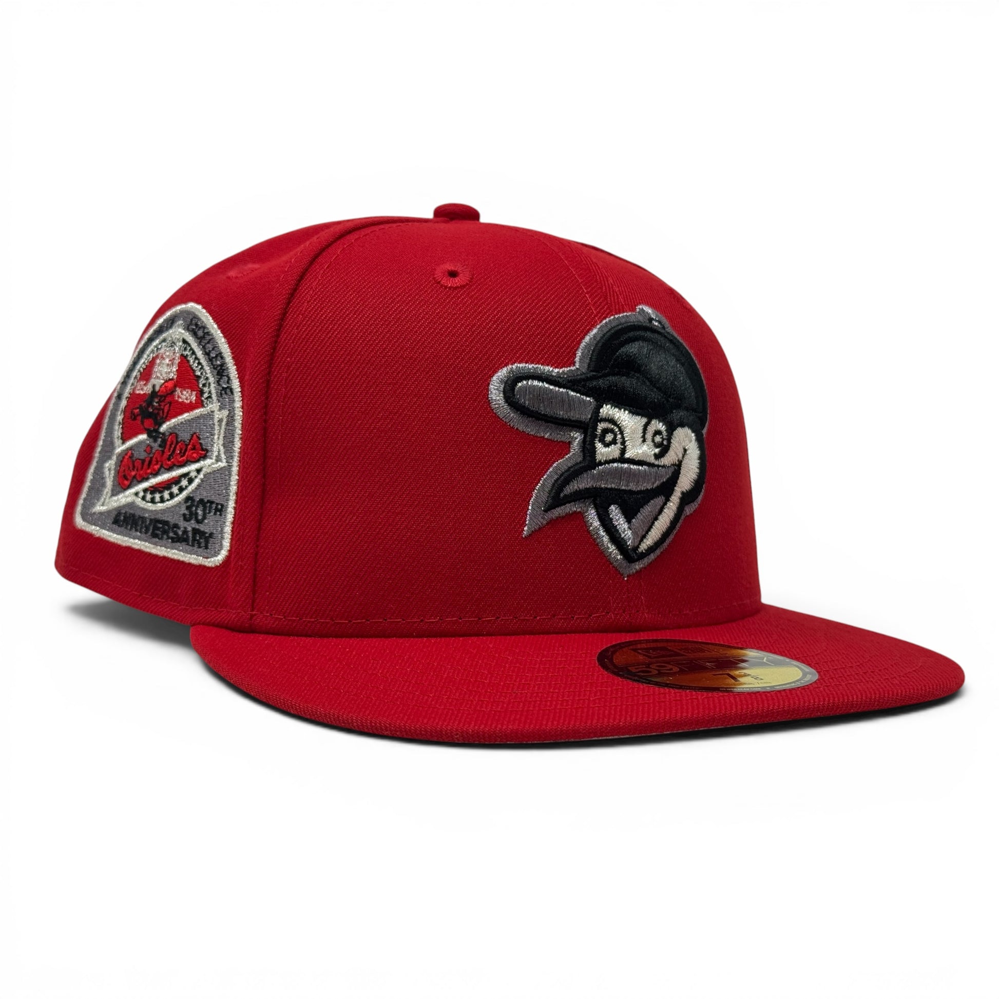 Baltimore Orioles 30th Anniversary 59Fifty New Era Fitted Hat-Red