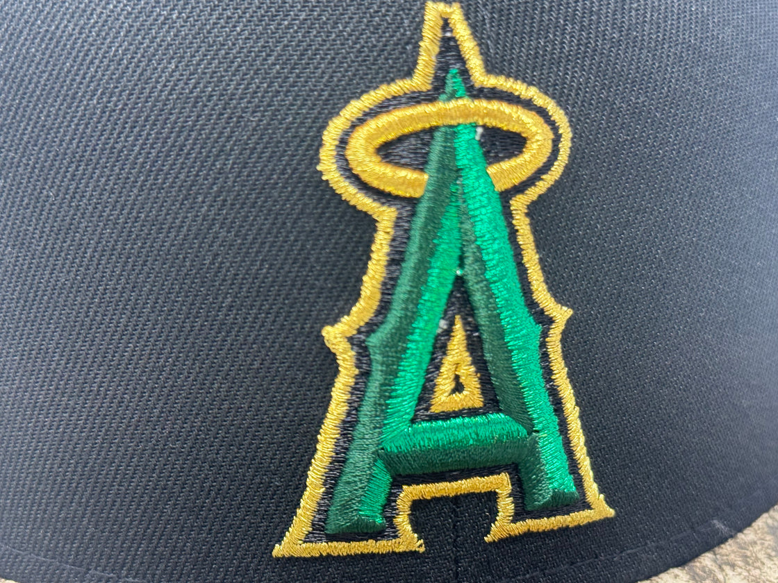 Los Angeles Angels 20th Anniversary Real Tree Visor Fitted Hats