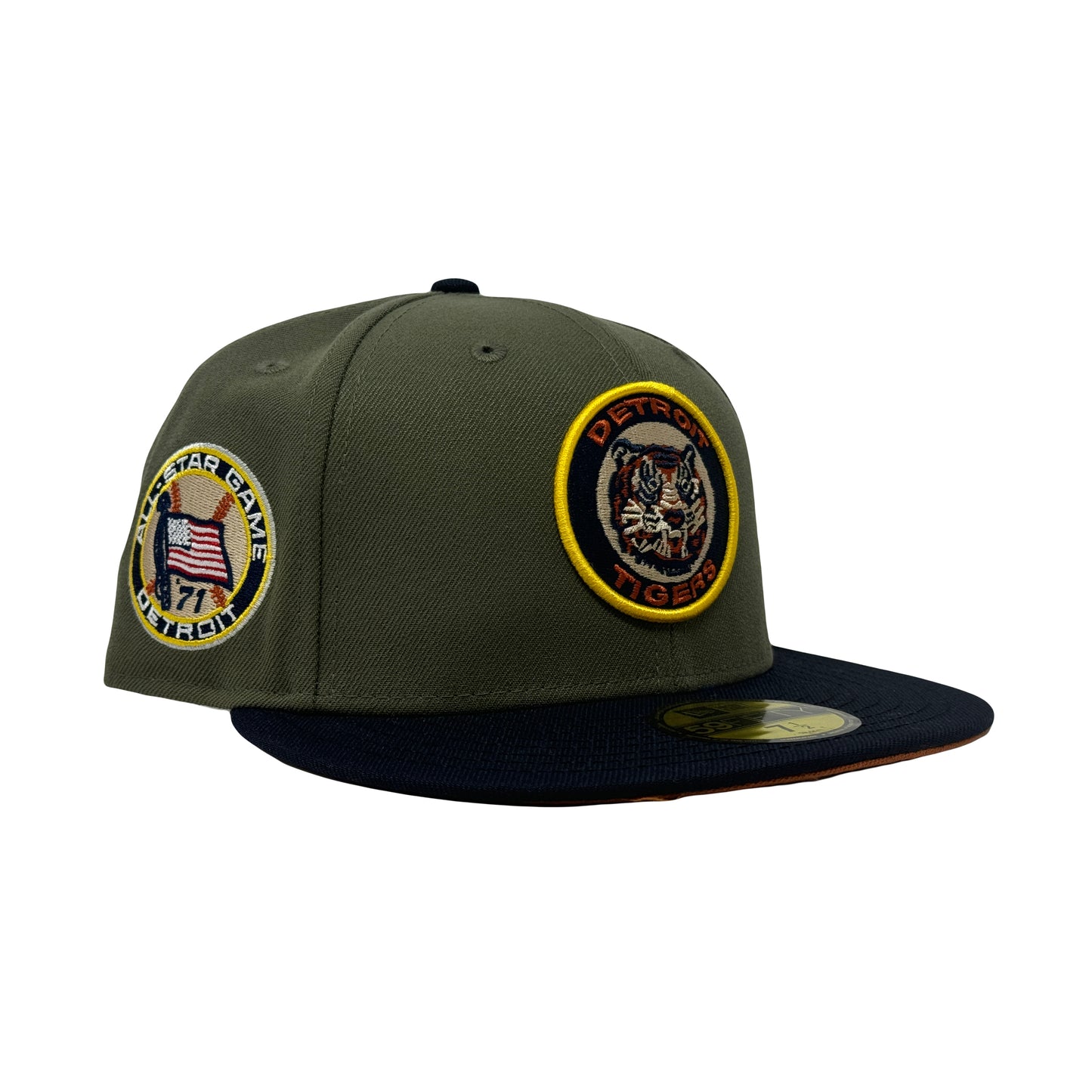 Detroit Tigers 1971 All Star Game Rust Orange Brim New Era Fitted Hat