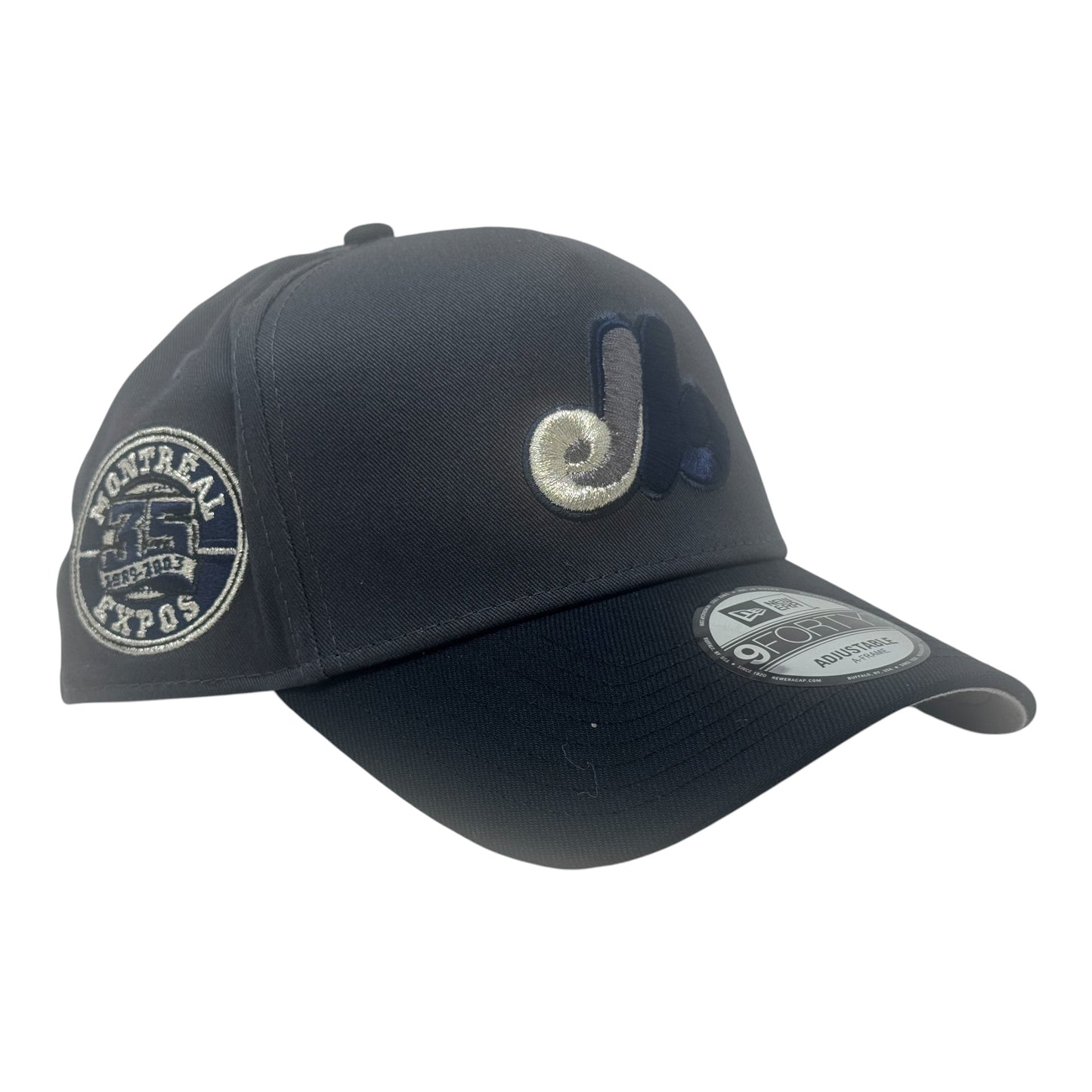 Montreal Expos 9 Forty A-Frame to Match OG Flint 13-Dark Gray