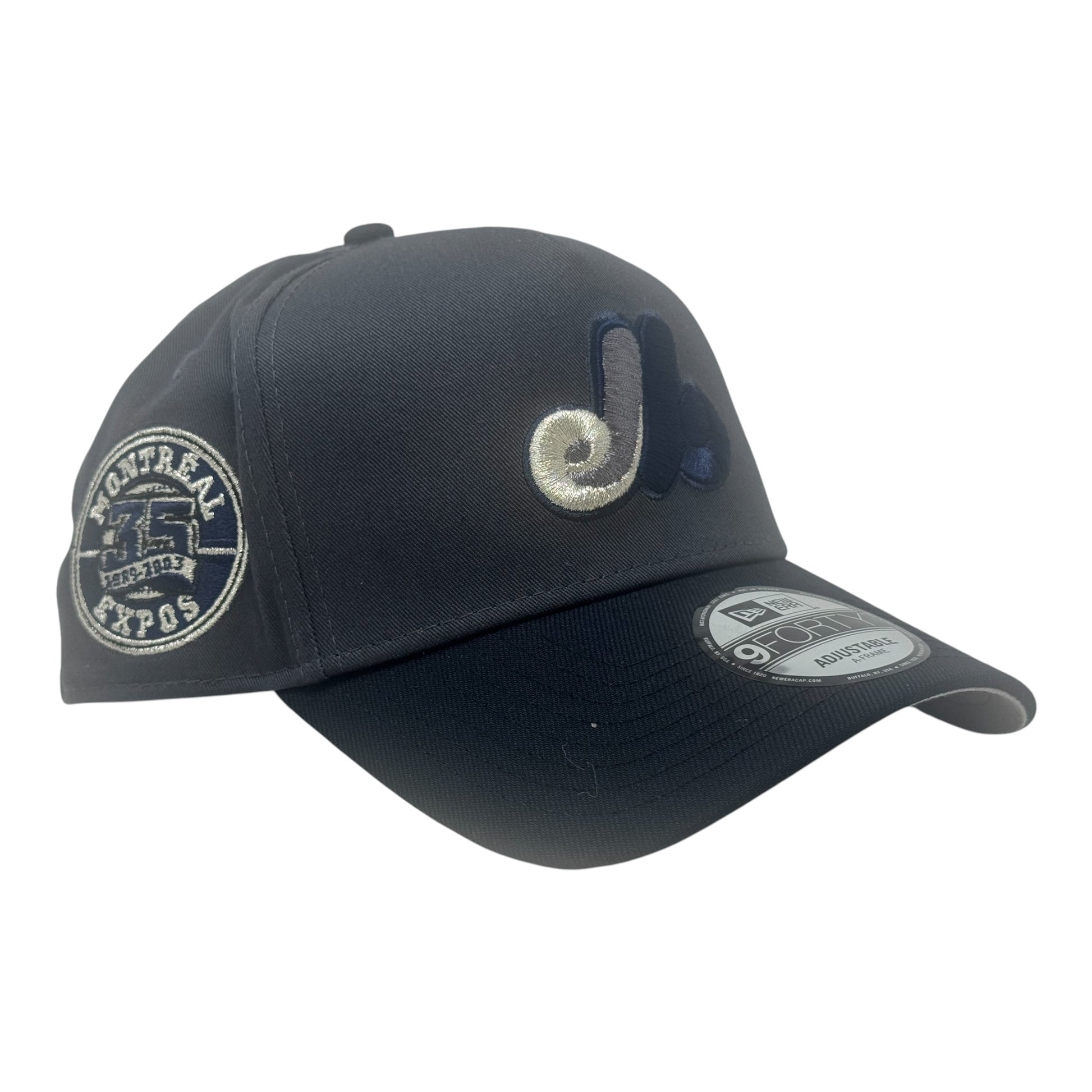 Montreal Expos 9 Forty A-Frame to Match OG Flint 13-Dark Gray