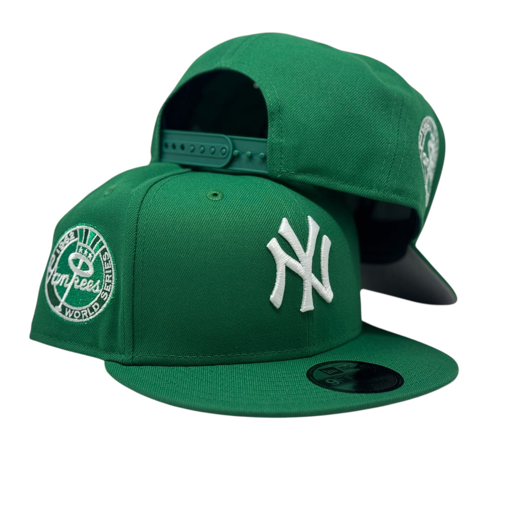 New York Yankees 1962 World Series Snapback Hats-Kelly Green