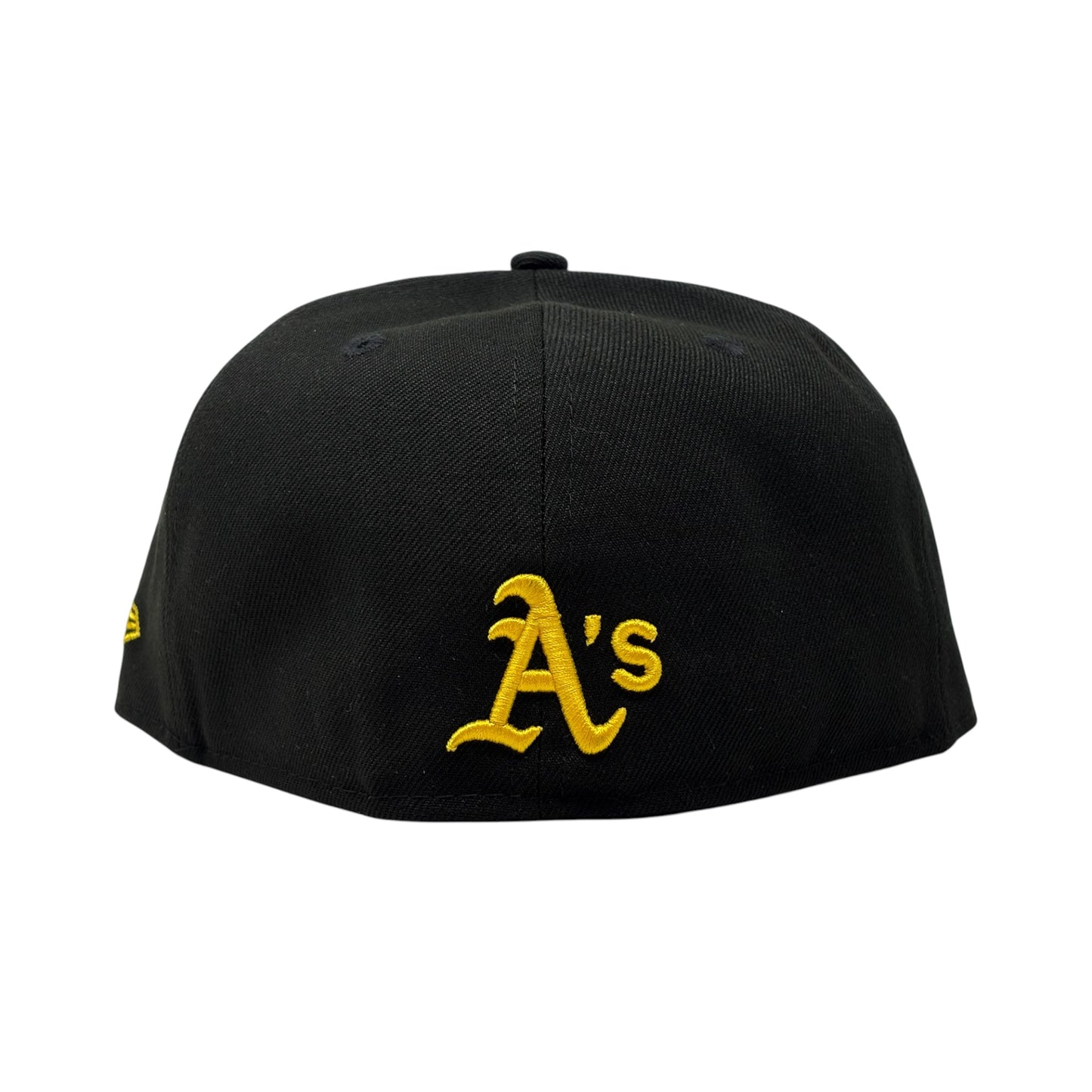 Oakland Athletics Rickey Handerson Field "Drip Pack" Fitted Hat-Black Yellow