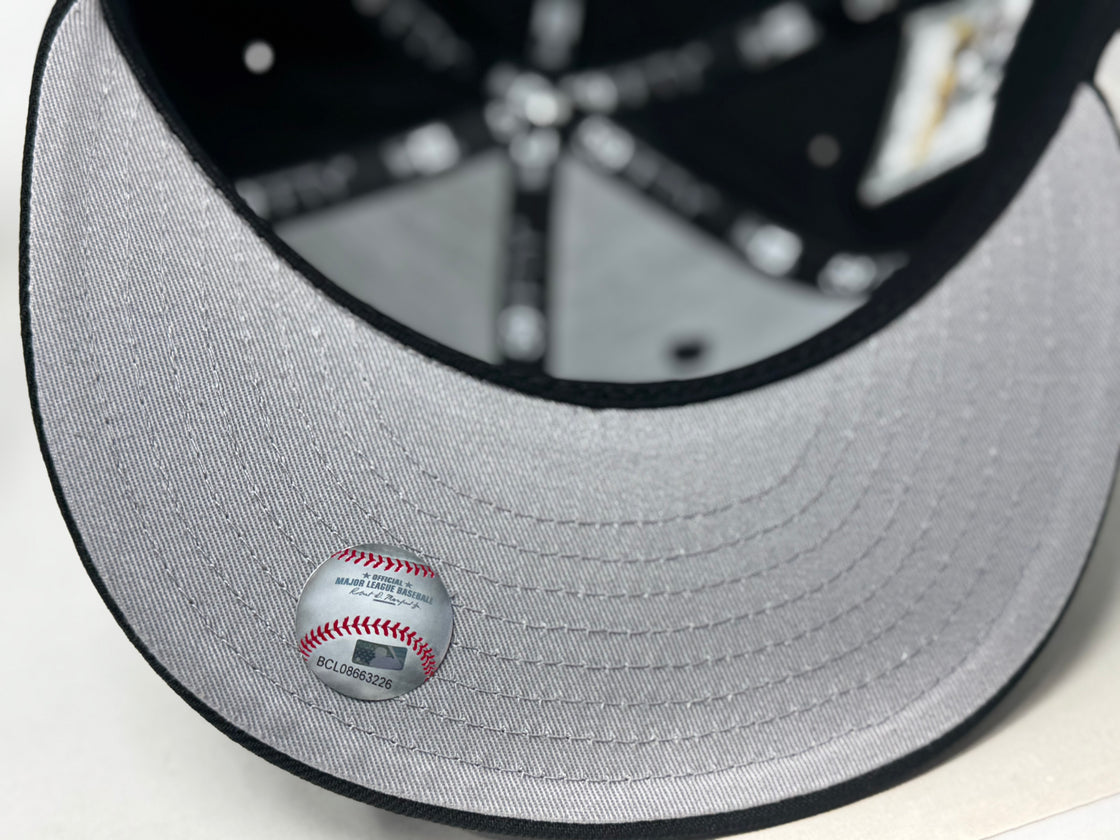 Oakland Athletics Rickey Handerson Field New Era Fitted Hat-Black