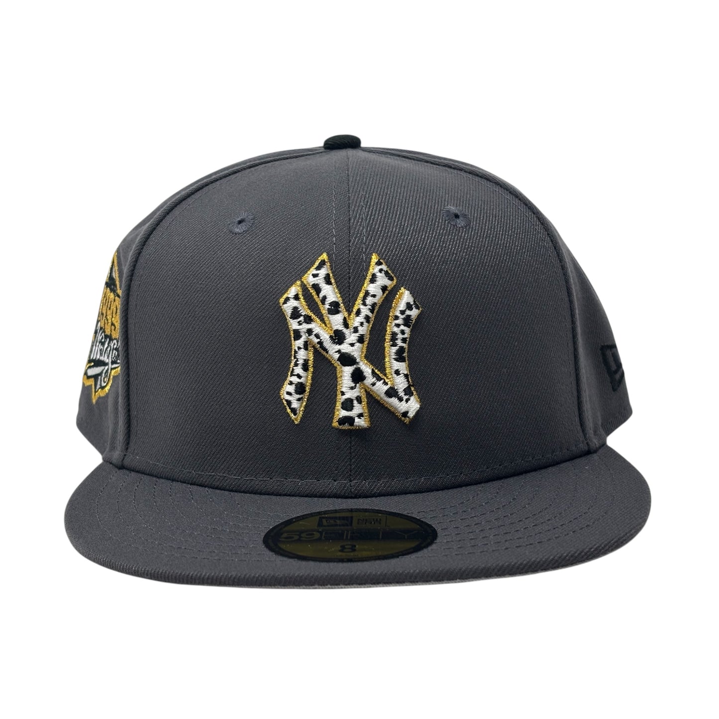 New York Yankees 1999 World Series "Cow Print" Fitted Hat -Dark Gray