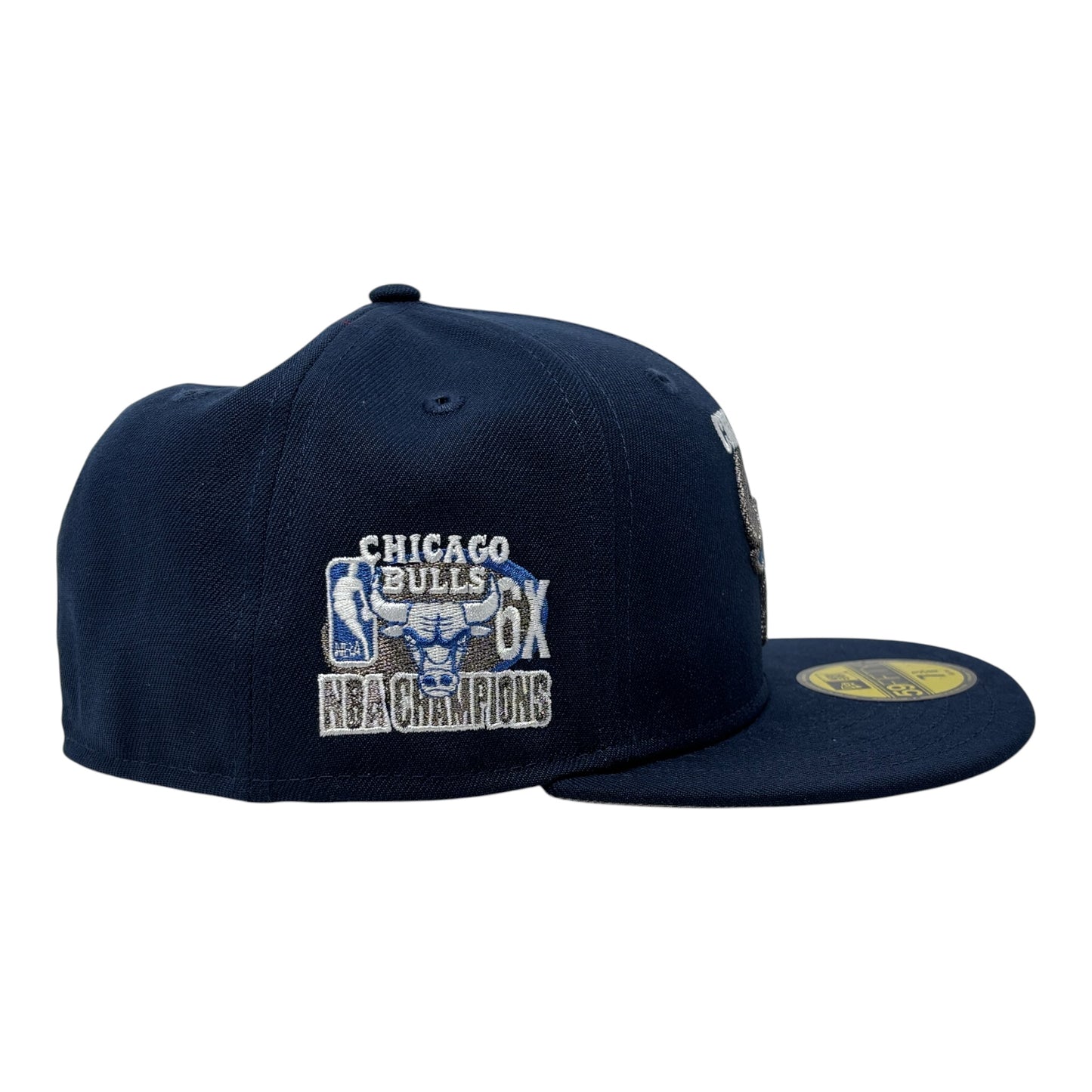 Chicago Bulls 6X NBA Champions Fitted Hat to Match Jordan Flint 13