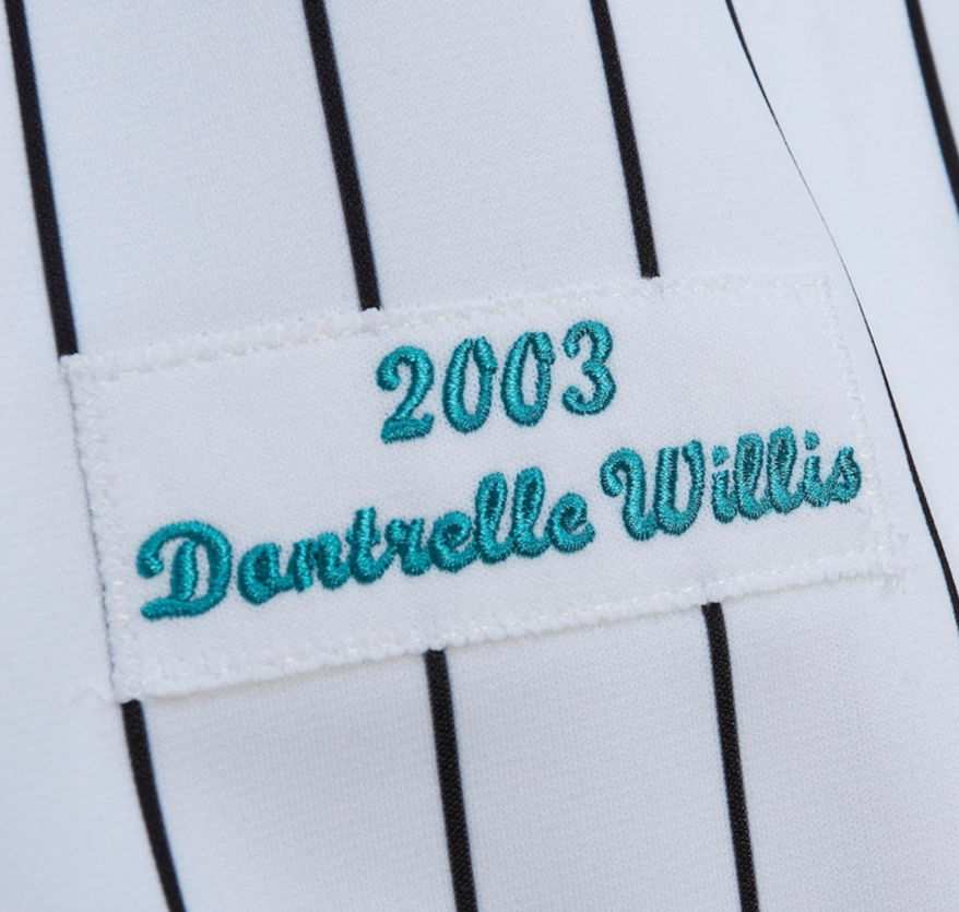 FLORIDA MARLINS DONTRELLE WILLIS AUTHENTIC MITCHELL AND NESS JERSEY