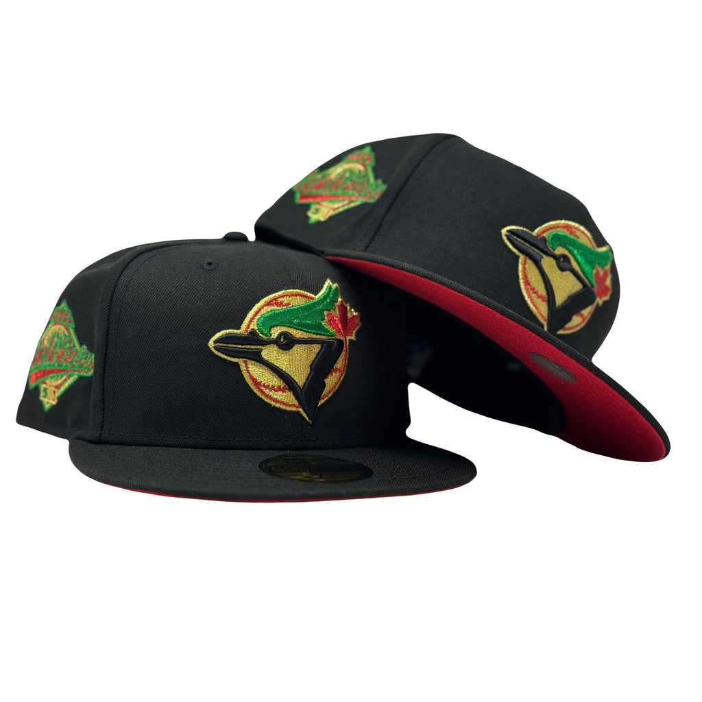 Toronto Blue Jays 1993 World Series Xmas Pack Black Fitted Hats