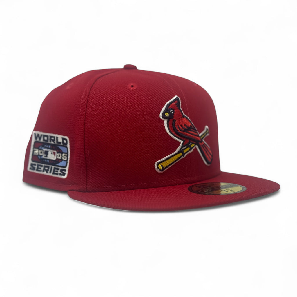 St. Louis Cardinals 2006 World Series Fitted Hats- Red