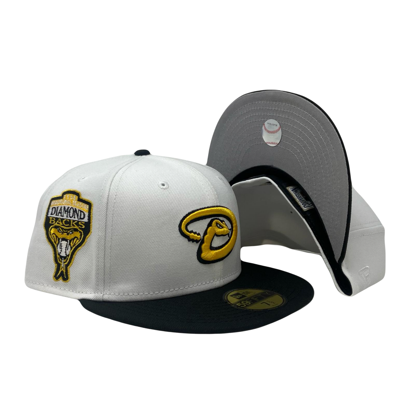 Arizona Diamondbacks 1998 Inaugural Season Gray Brim New Era Fitted Hat