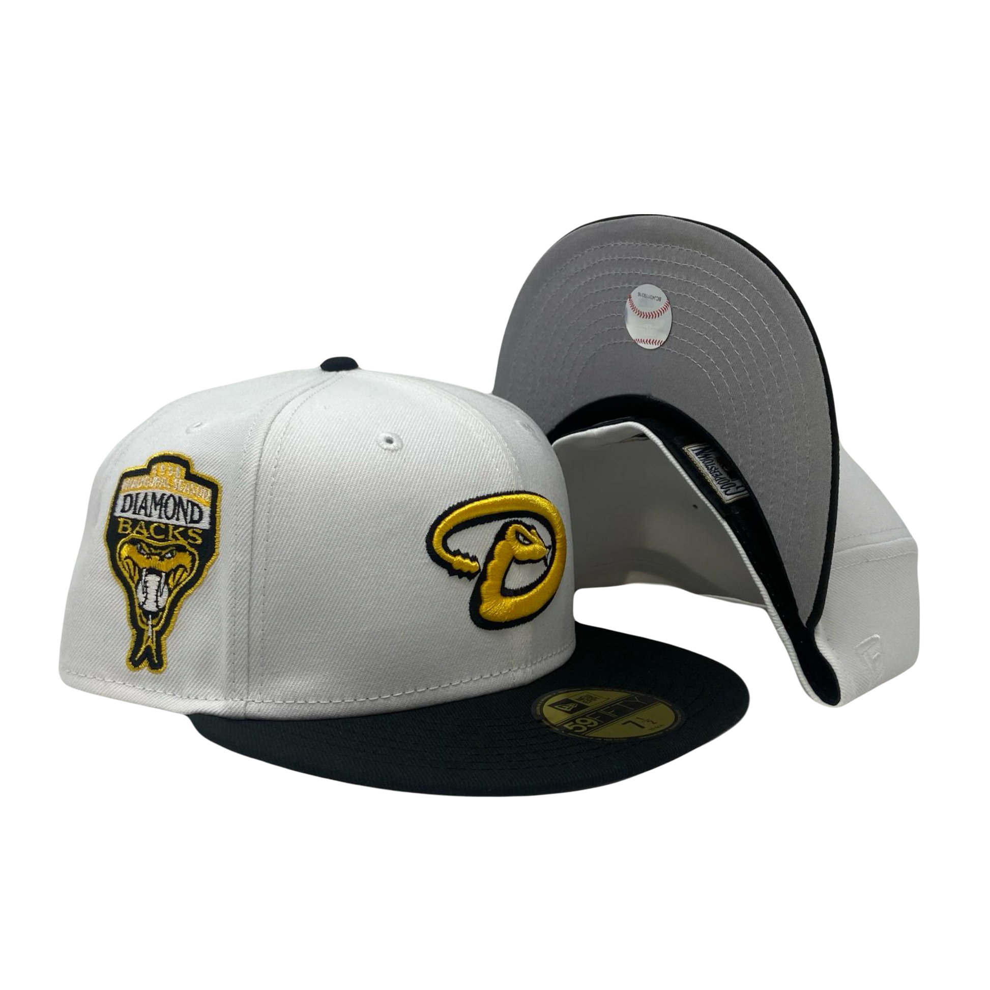 Arizona Diamondbacks 1998 Inaugural Season Gray Brim New Era Fitted Hat
