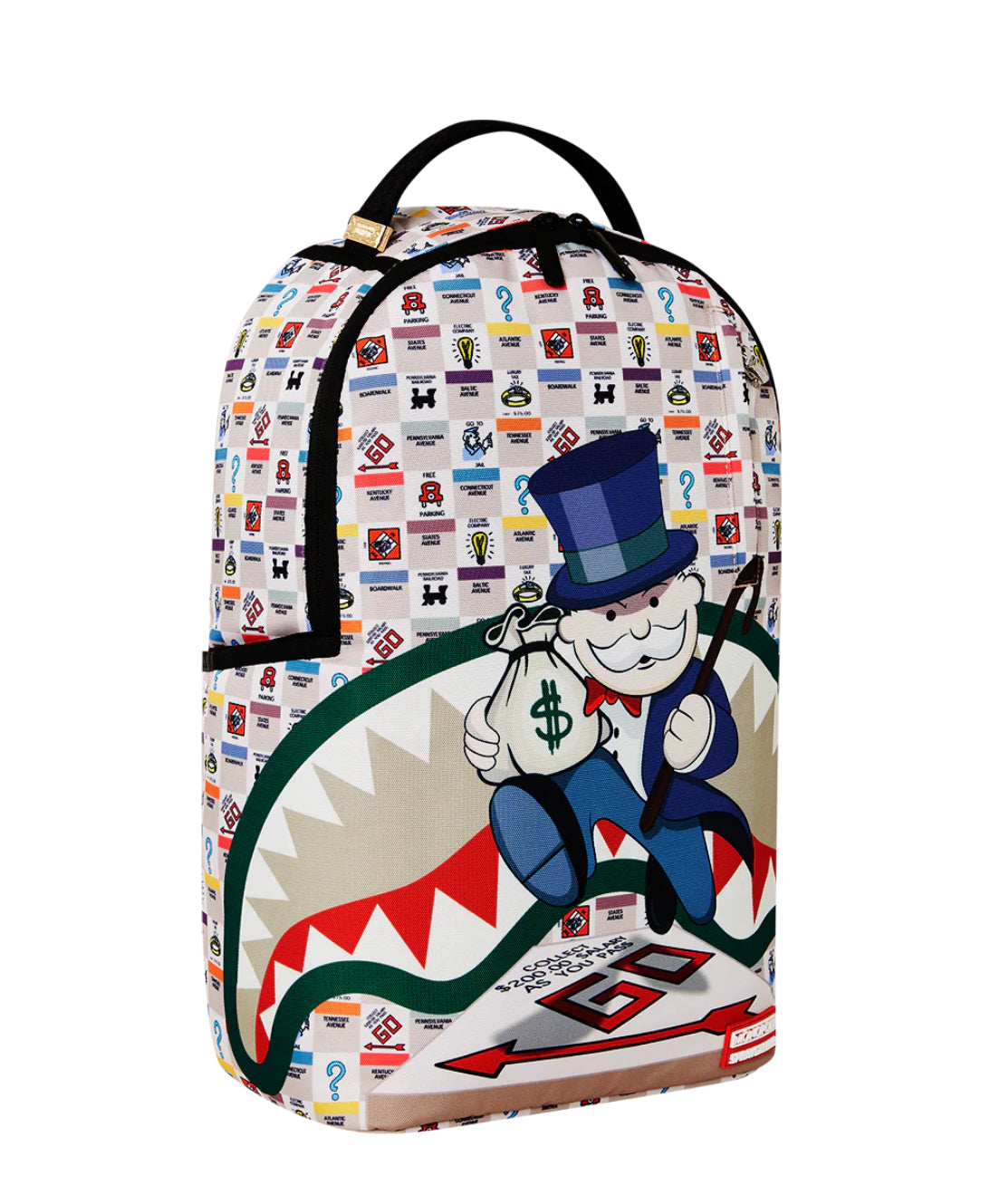 Sprayground Monopoly Gotta Go DLXSR Backpack