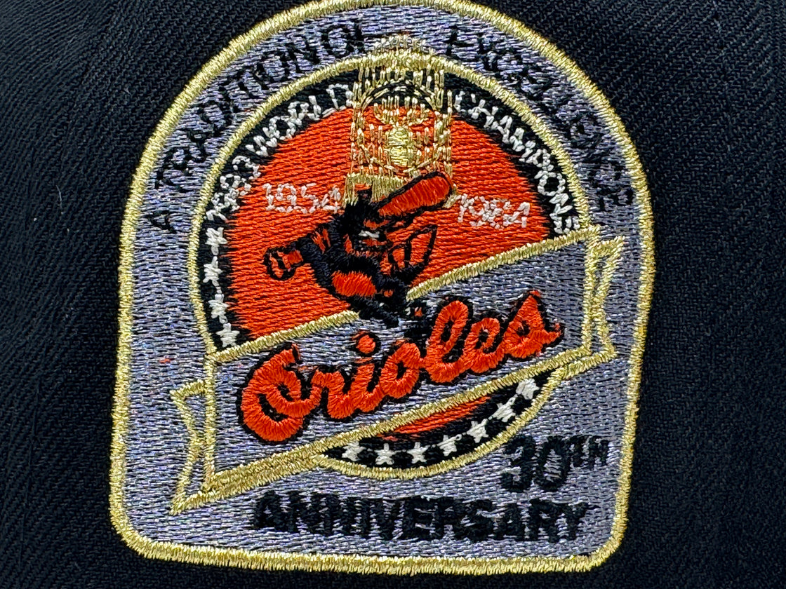 Baltimore Orioles 30th Anniversary 59Fifty New Era Fitted Hat-Black