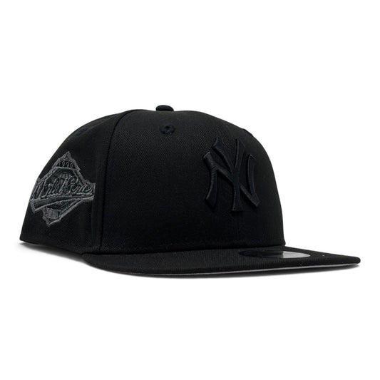 New York Yankees 1996 World Series New Era Kids Snapback All Black Hat