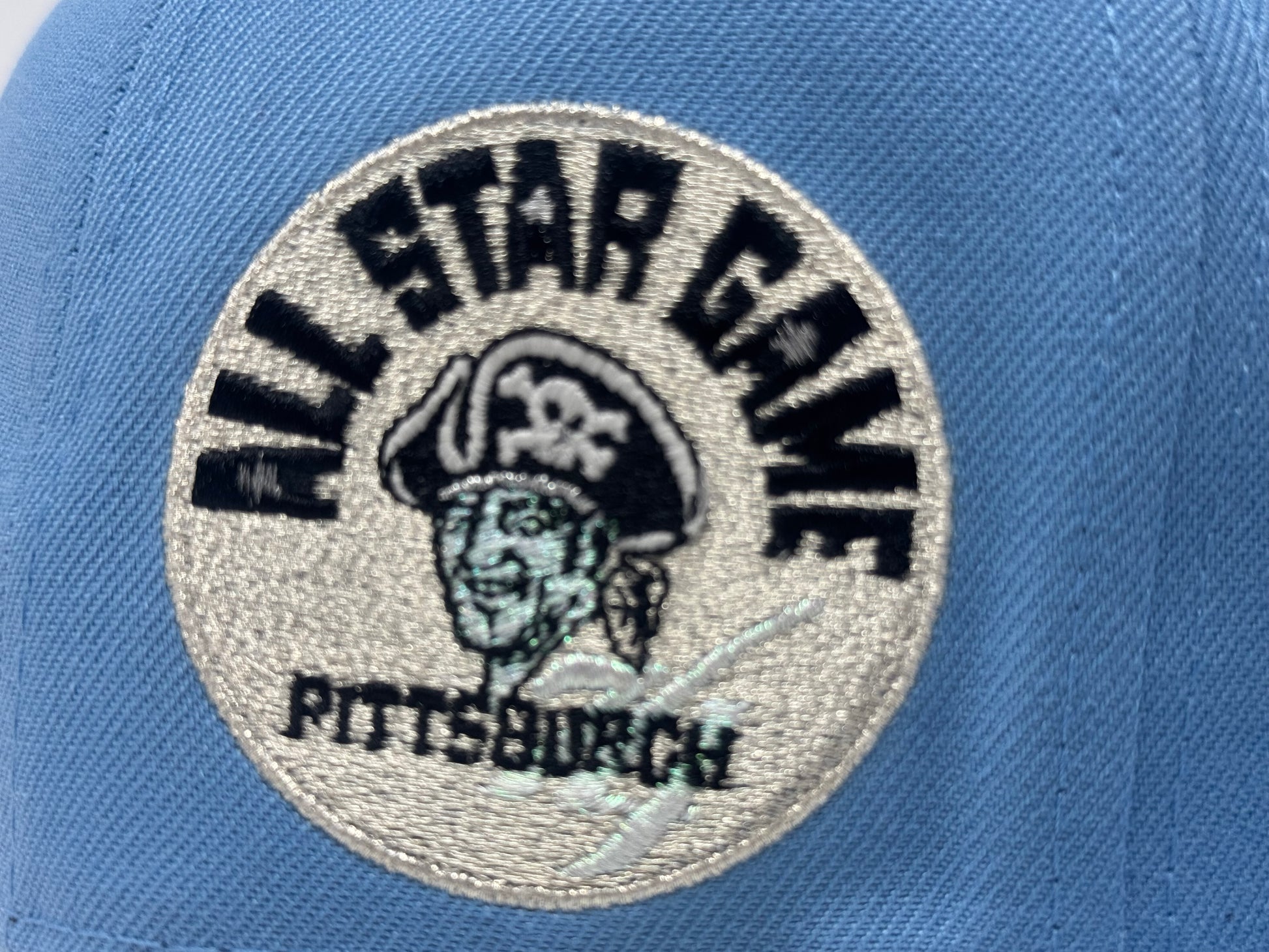 Pittsburgh Pirates 1974 All Star Game Glow in The Dark Upside Logo Fitted Hats
