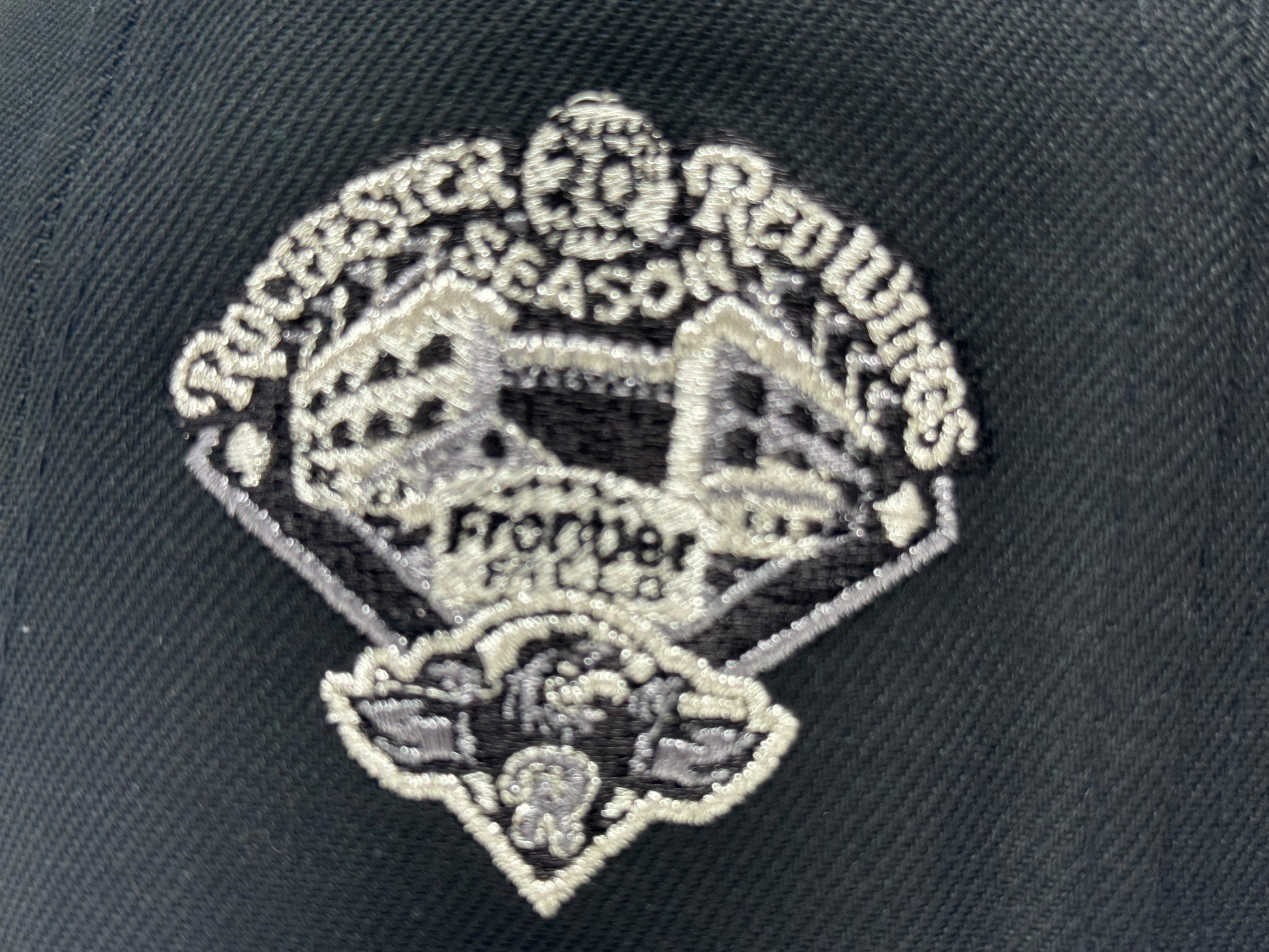 Rochester red wings Minor league Baseball fitted hat-Black