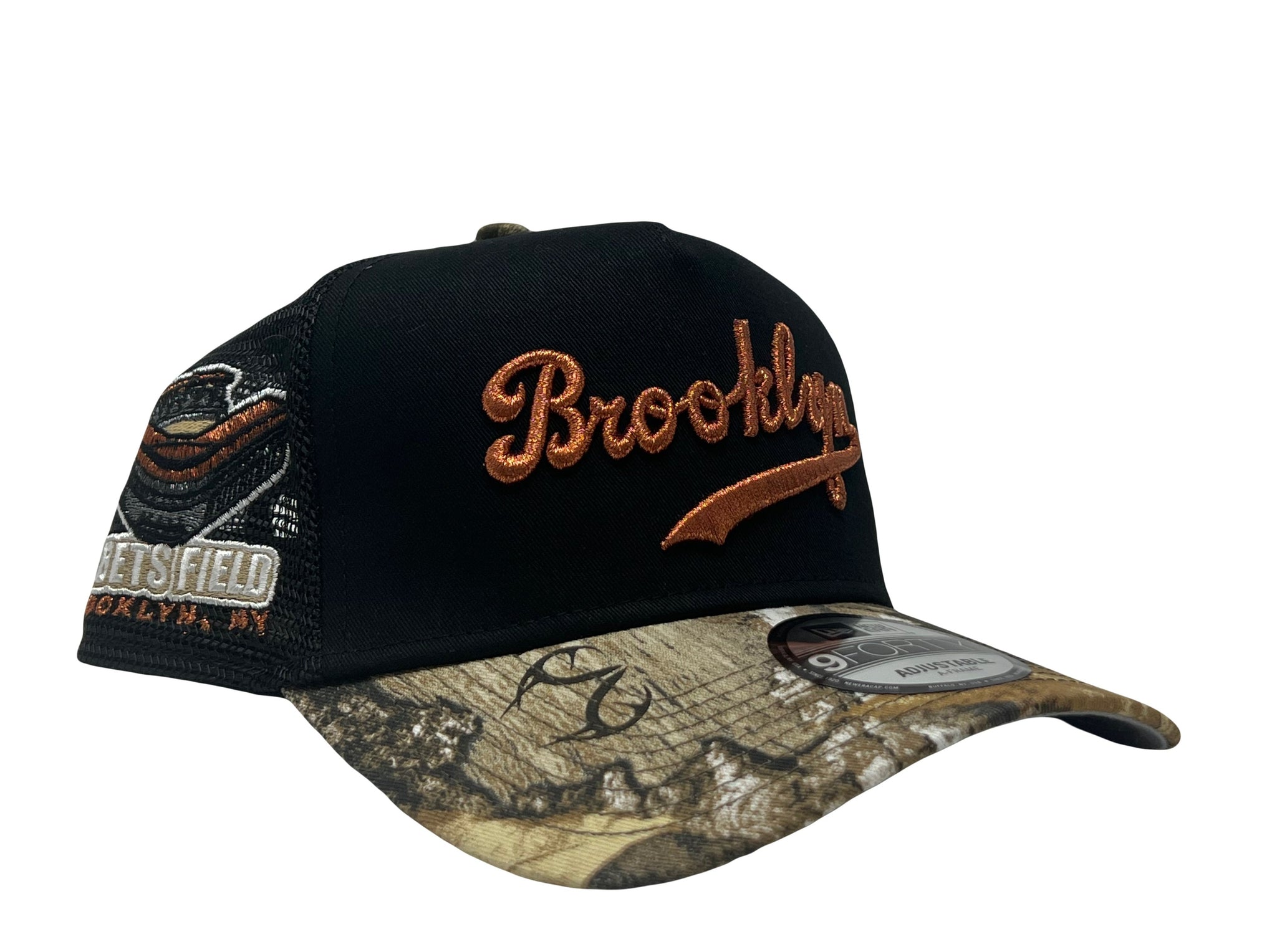 Brooklyn Dodgers New Era Ebbets Field Metallic Gold Undervisor