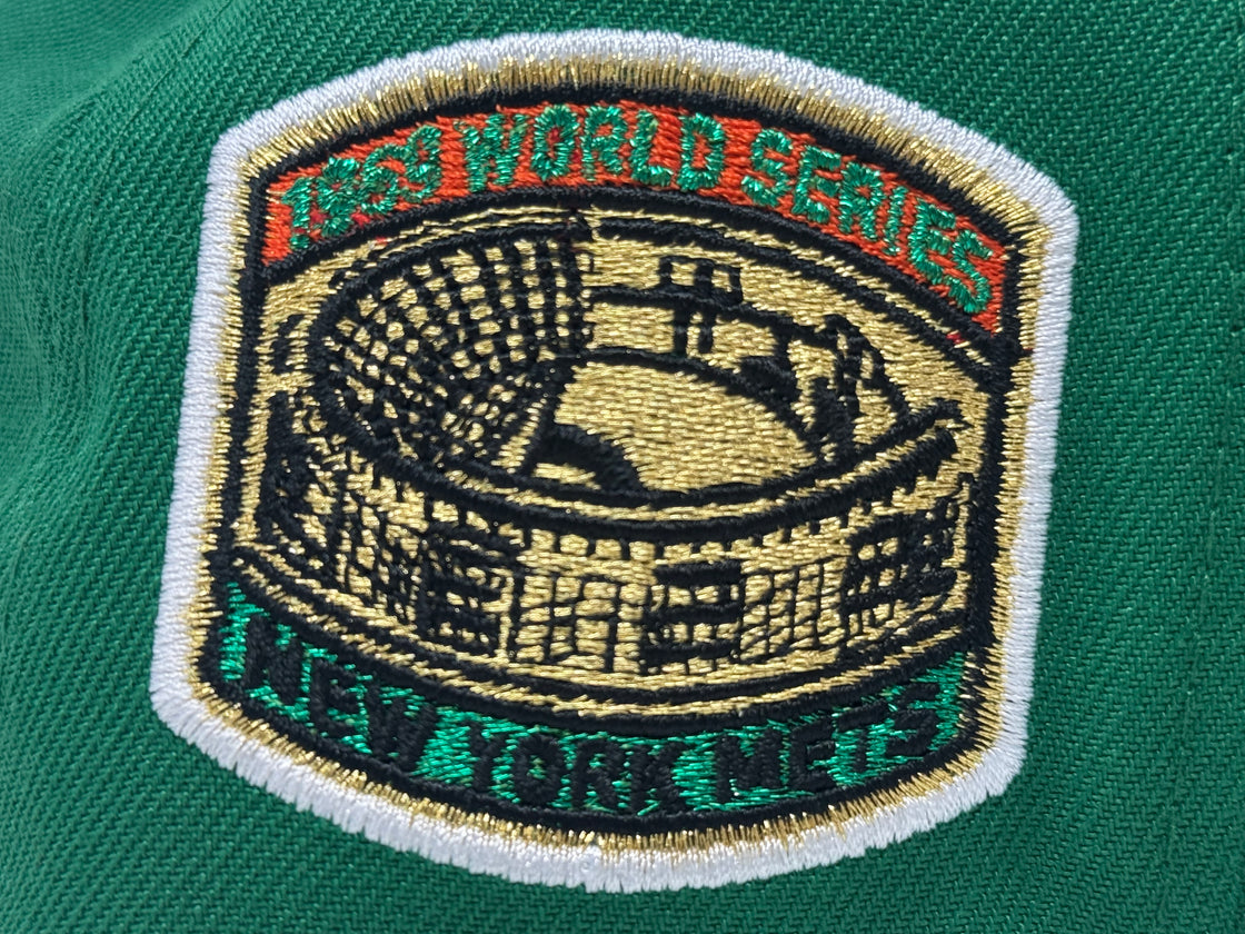 New York Mets 1969 World Series Fitted Hats-Kelly Green