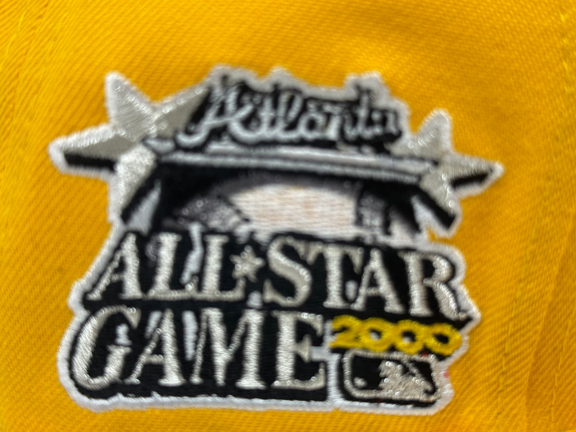 Atlanta Braves 2000 All Star Game New Era Fitted Hats-Taxi Yellow