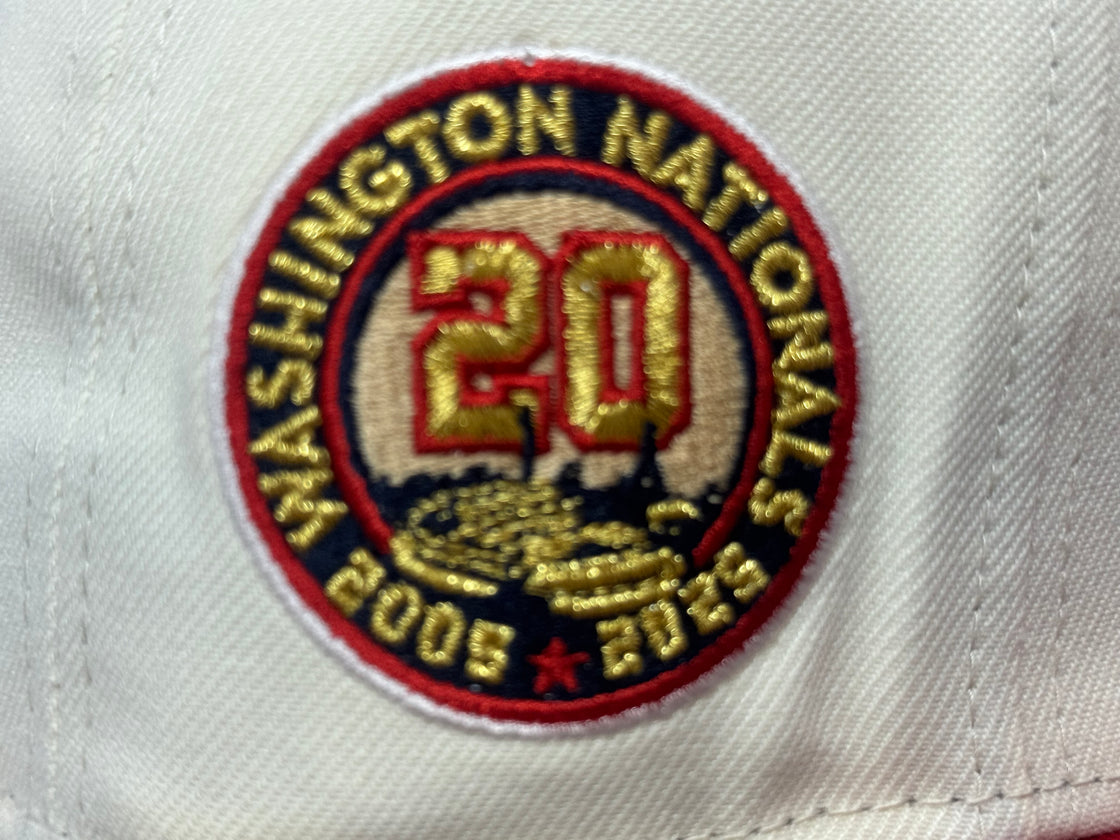 Washington Nationals 20th Anniversary 59Fifty New Era Fitted Hats