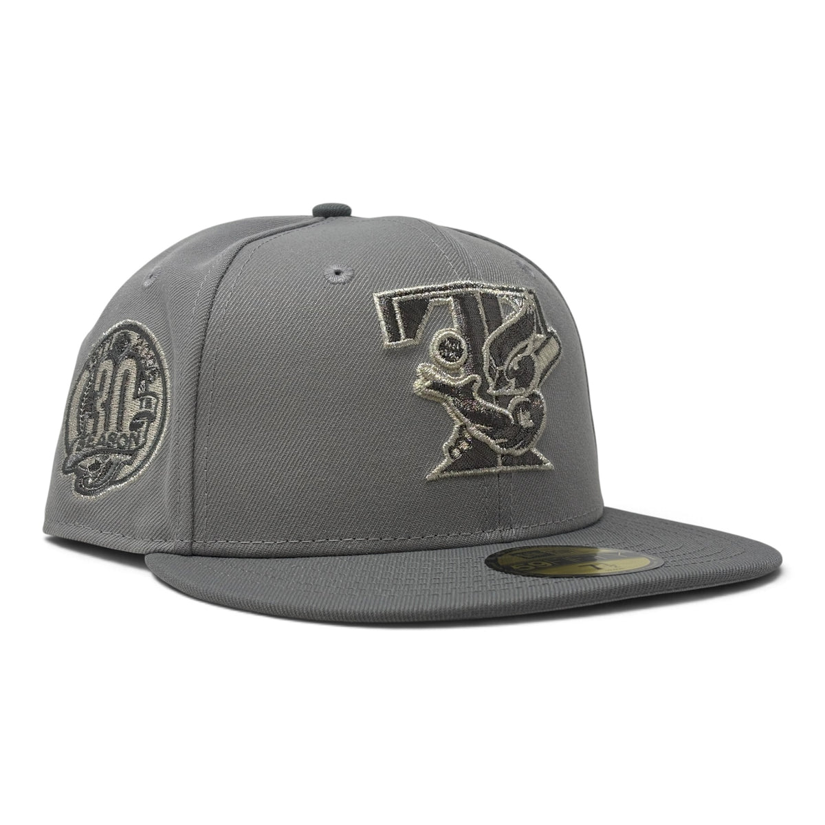 Toronto Blue Jays 30th Anniversary Light Gray New Era Fitted Hats