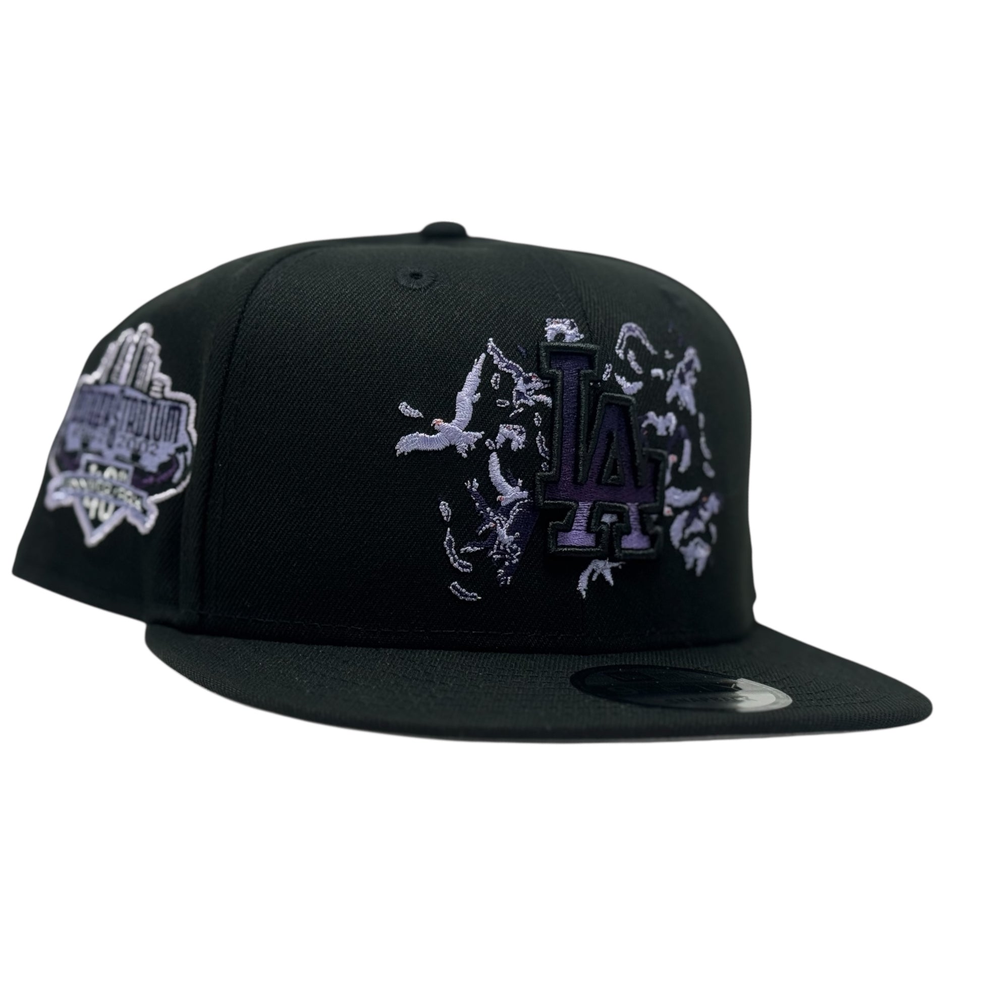 Los Angeles Dodgers "Halloween Pack" Snapback Hats-Black Purple