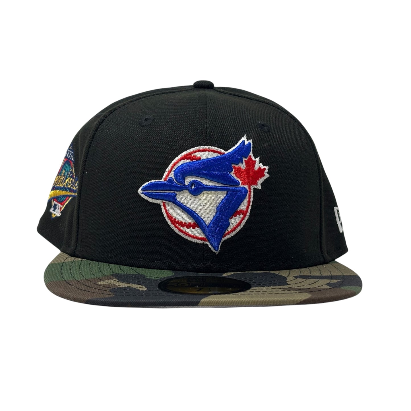 Toronto Blue Jays 1993 World Series Fitted Hats-Black Camouflage