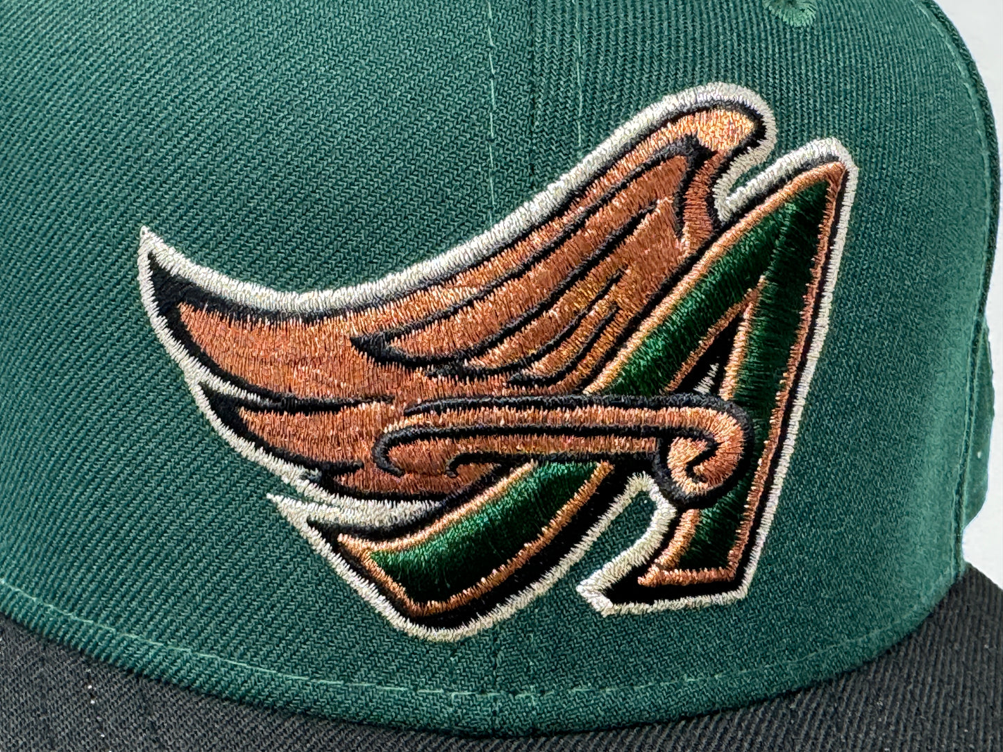 Los Angeles Angels 50th Anniversary Green Black 59Fifty Fitted Hats