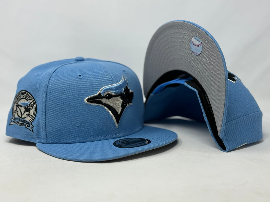 Toronto Blue Jays 40th anniversary Sky Blue 9Fifty New Era Snapback Hat