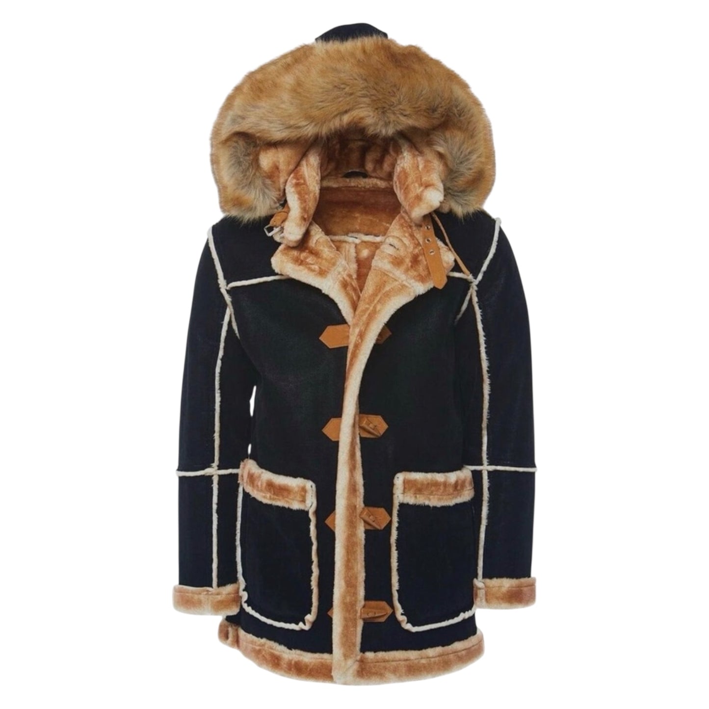 Jordan Craig Denali Shearling Jacket ( Black Coffee)