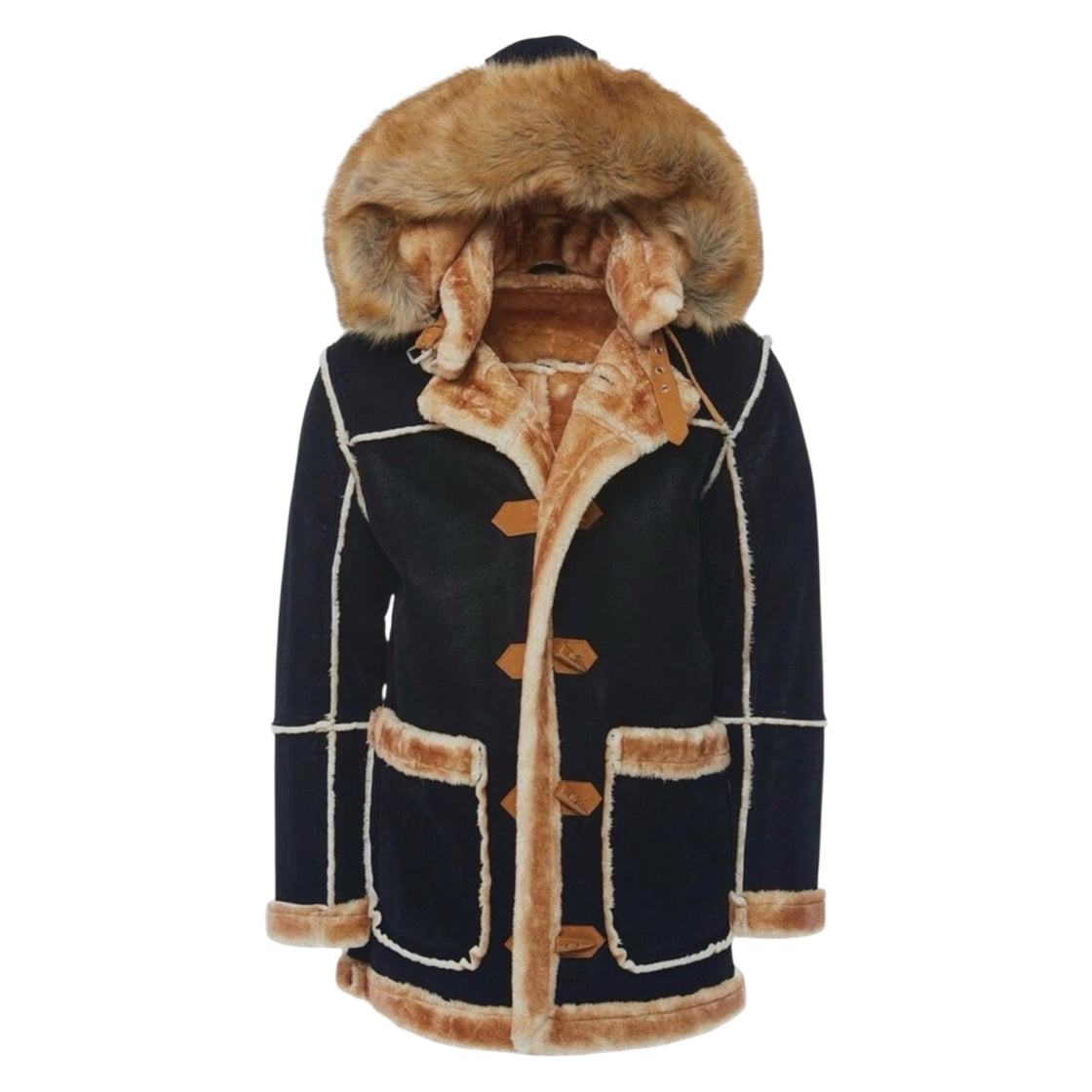 Jordan Craig Denali Shearling Jacket ( Black Coffee)