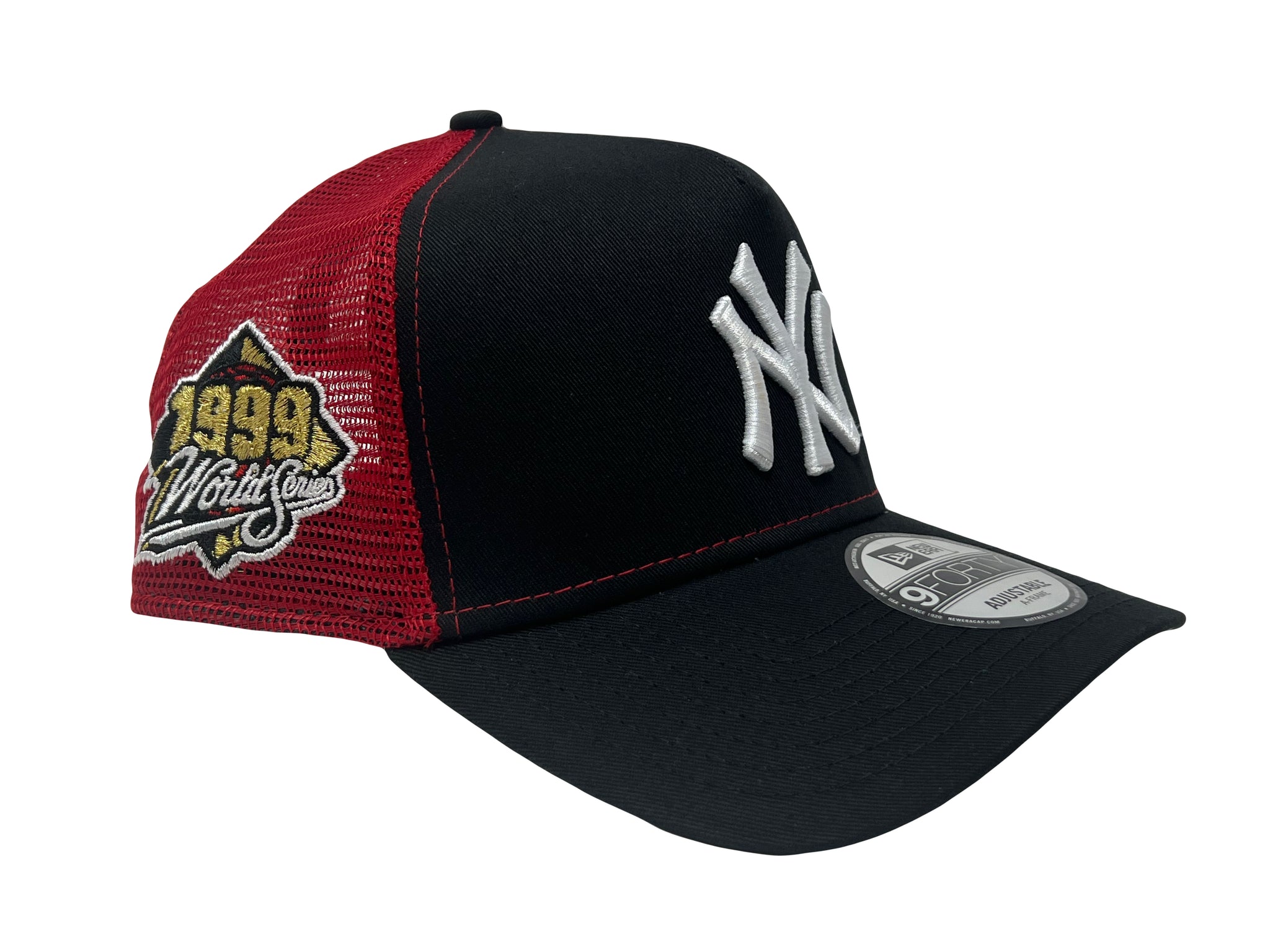 Lids New York Knicks New Era Stripes 9FORTY Trucker Snapback Hat
