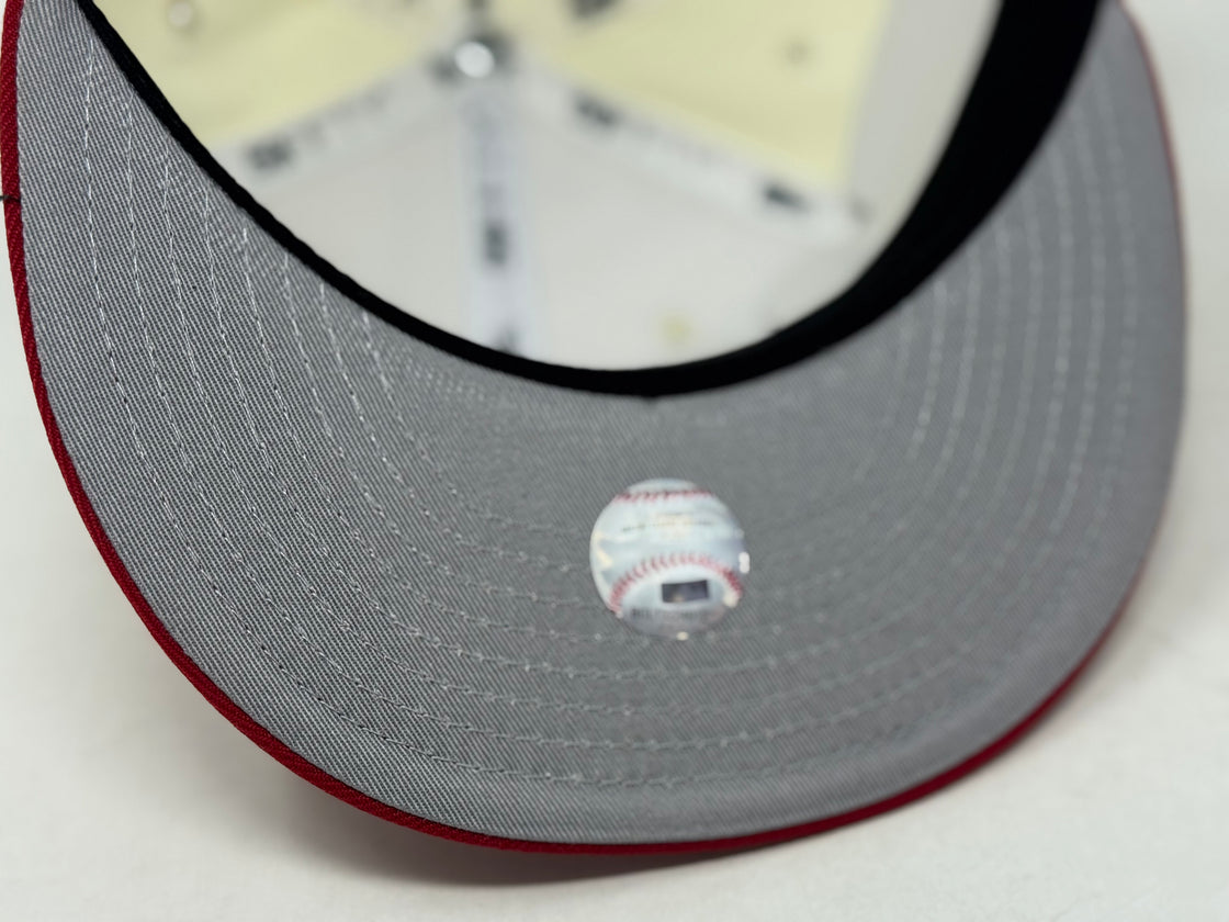 New York Mets 1986 World Series Fitted Hats- Red